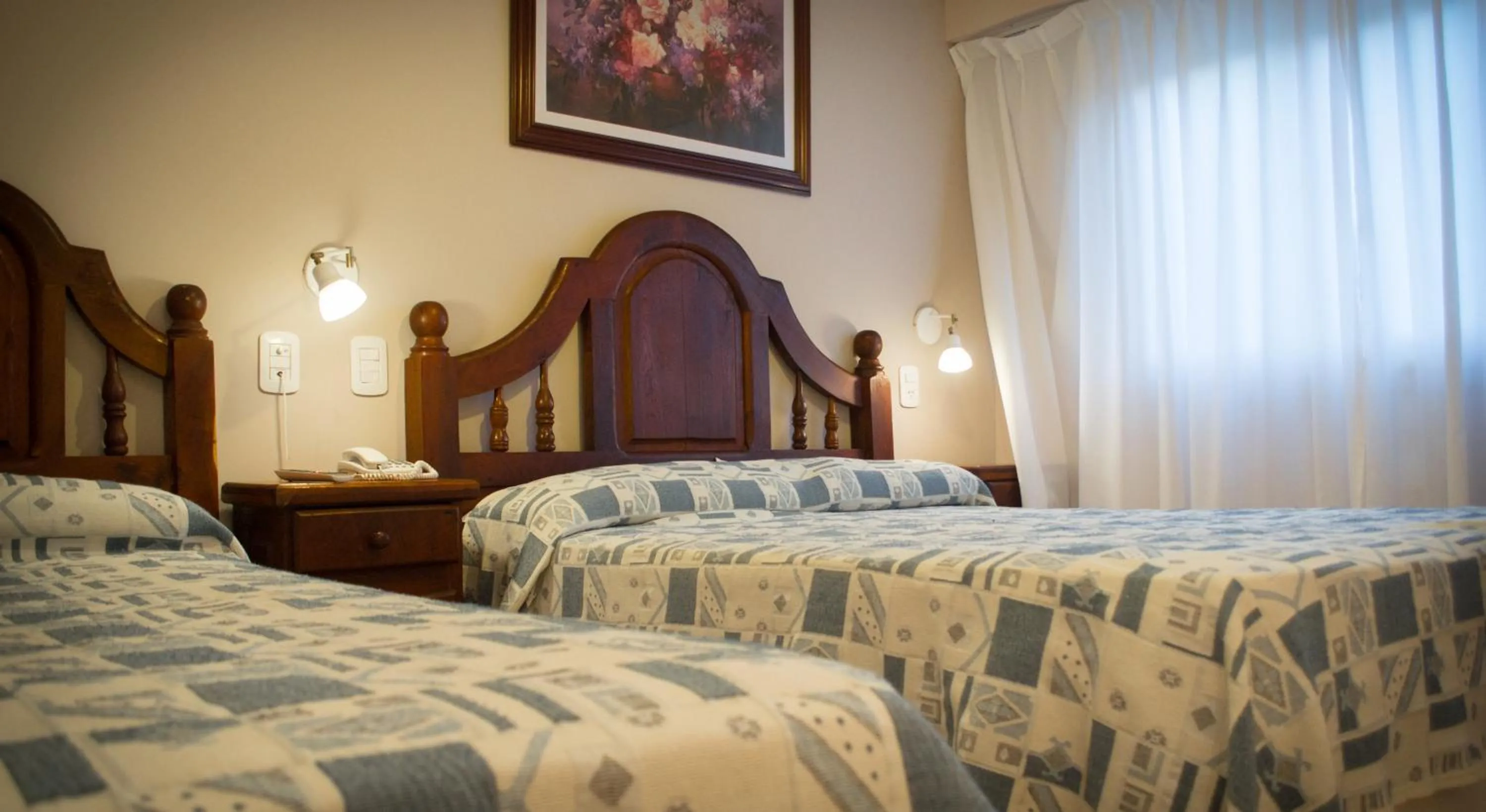 Bed in Hotel Rideamus