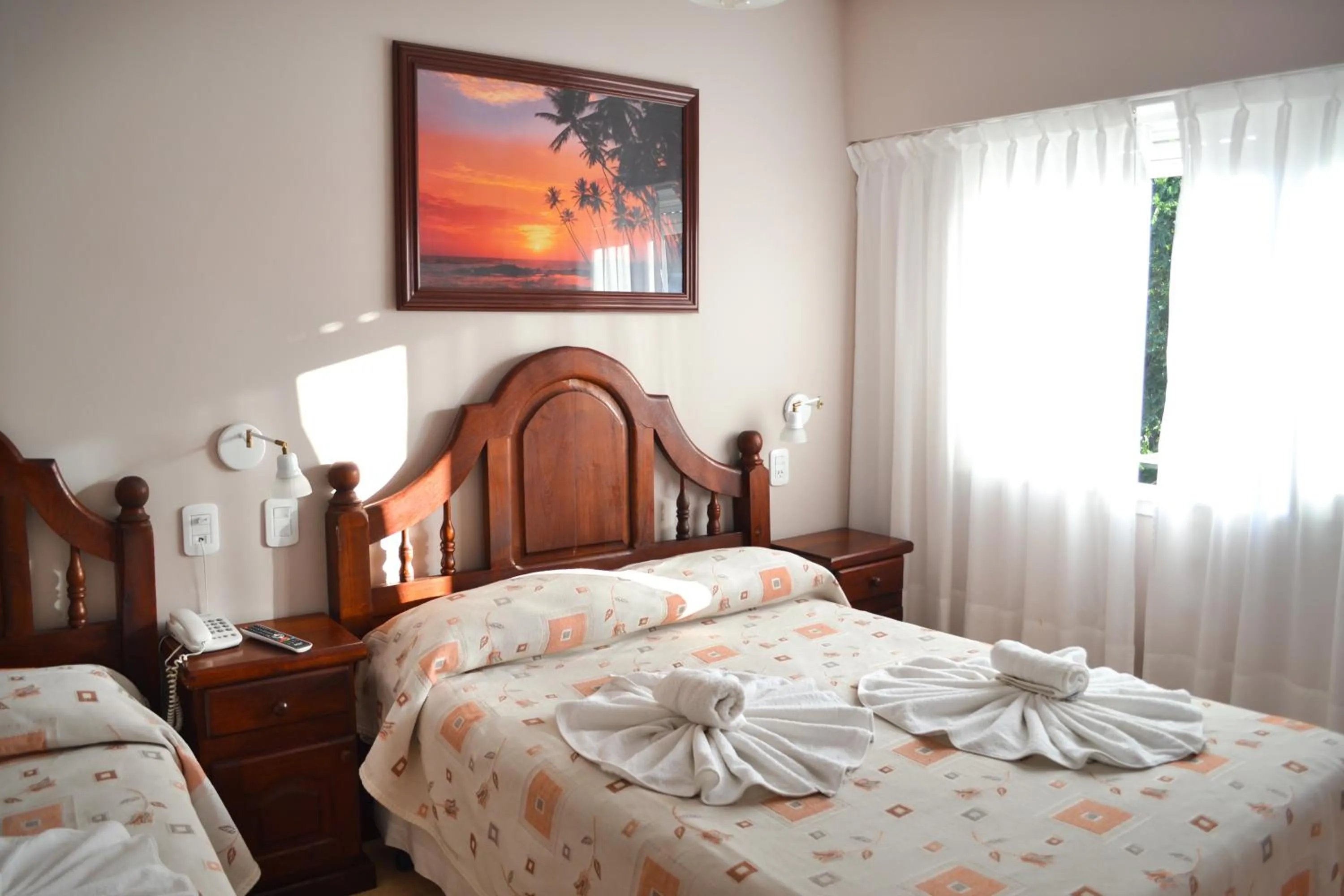 Bed in Hotel Rideamus