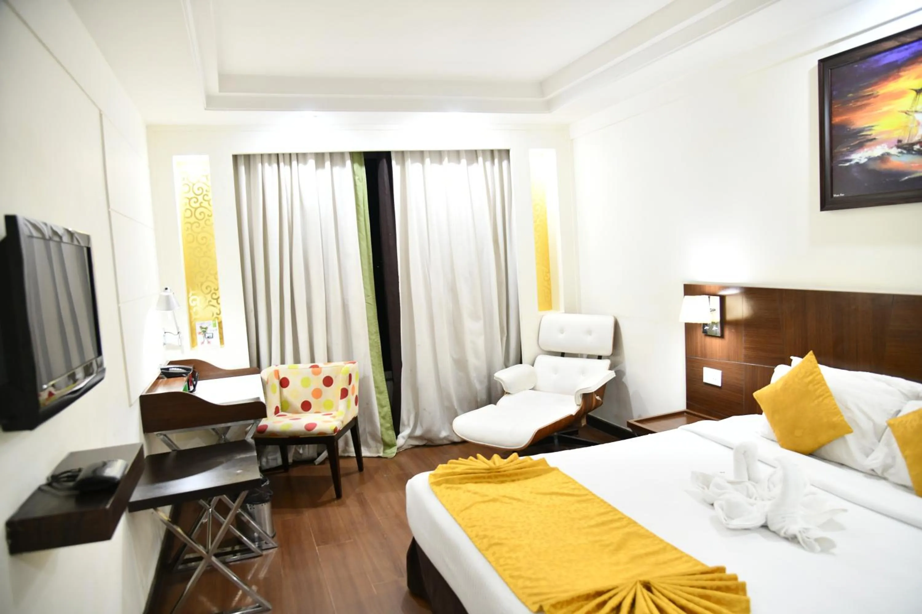 Bed in souvenir peppermint hotel