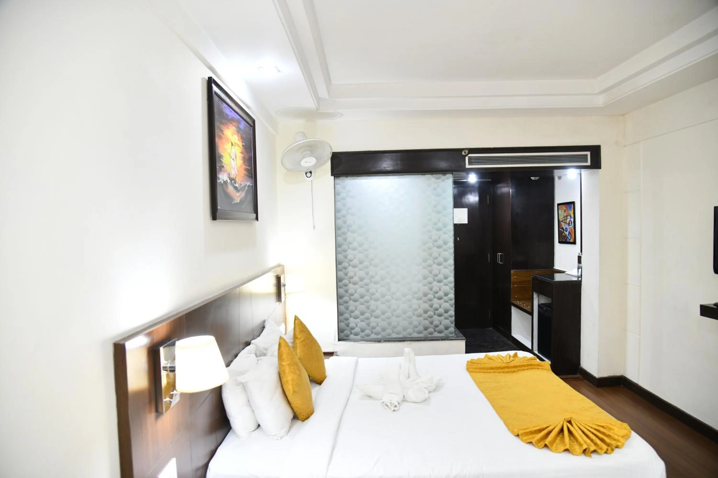 Bed in souvenir peppermint hotel