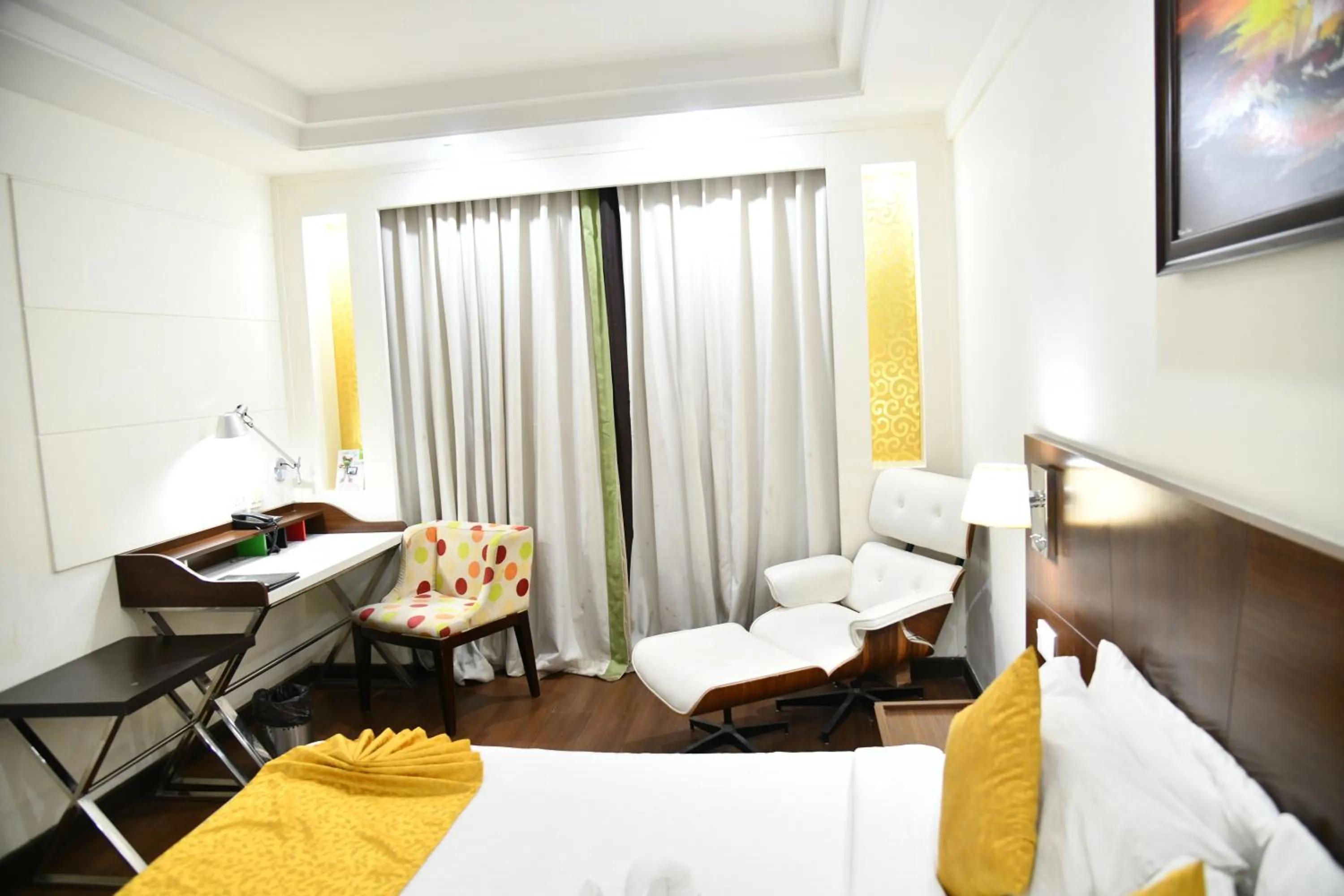 Bed in souvenir peppermint hotel