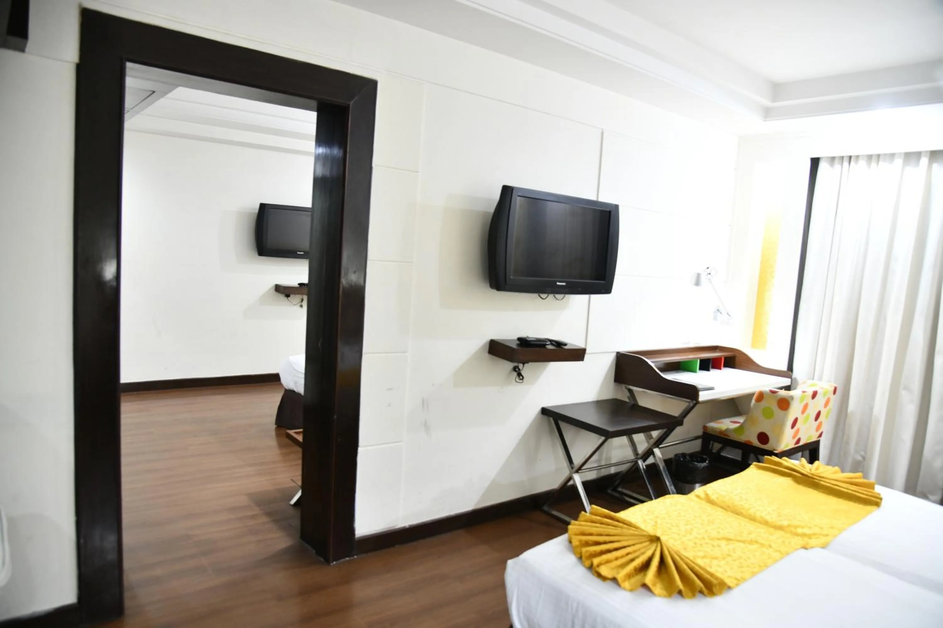 Bed in souvenir peppermint hotel