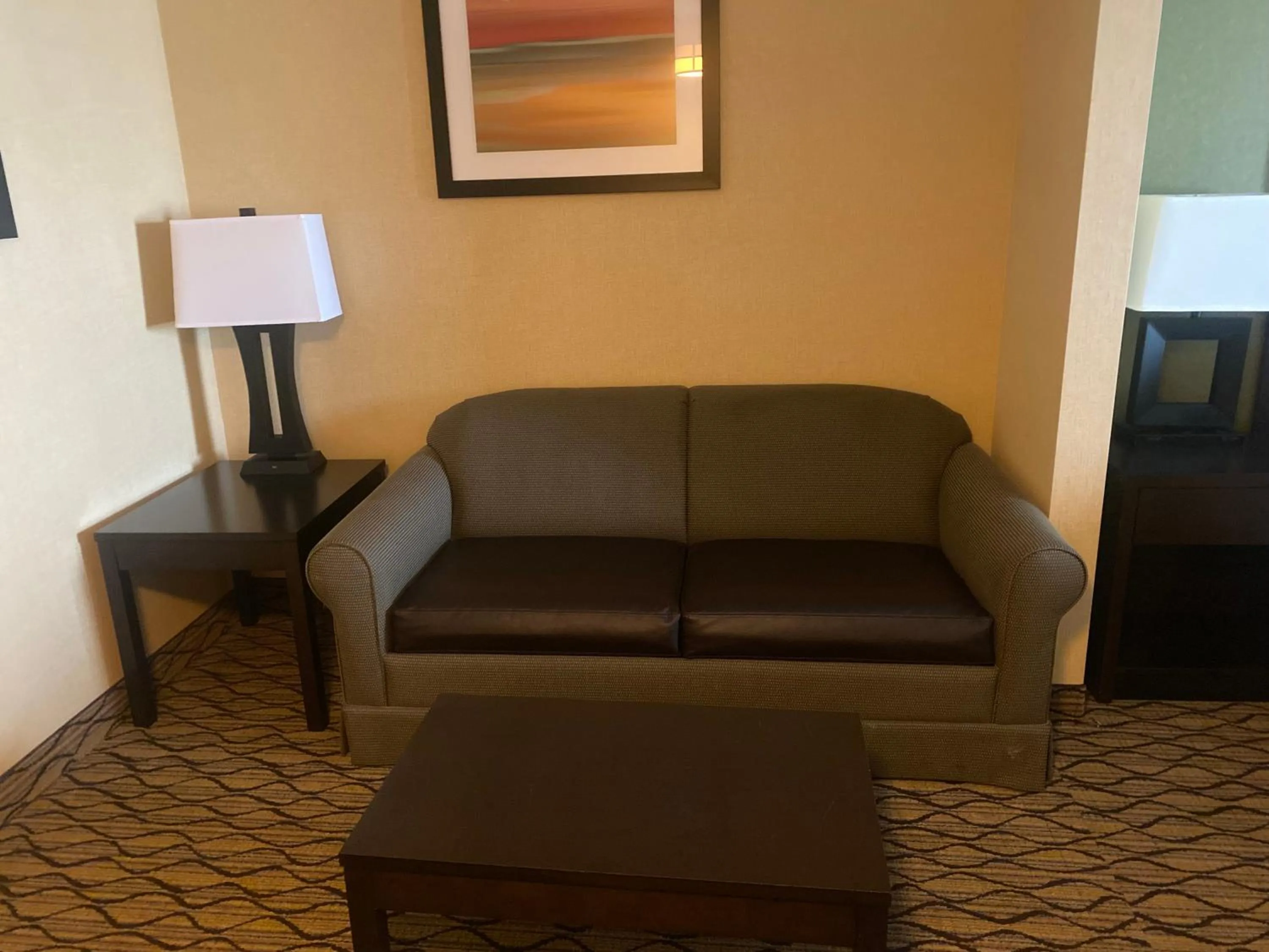 Living room in Wingate by Wyndham Fort Saskatchewan