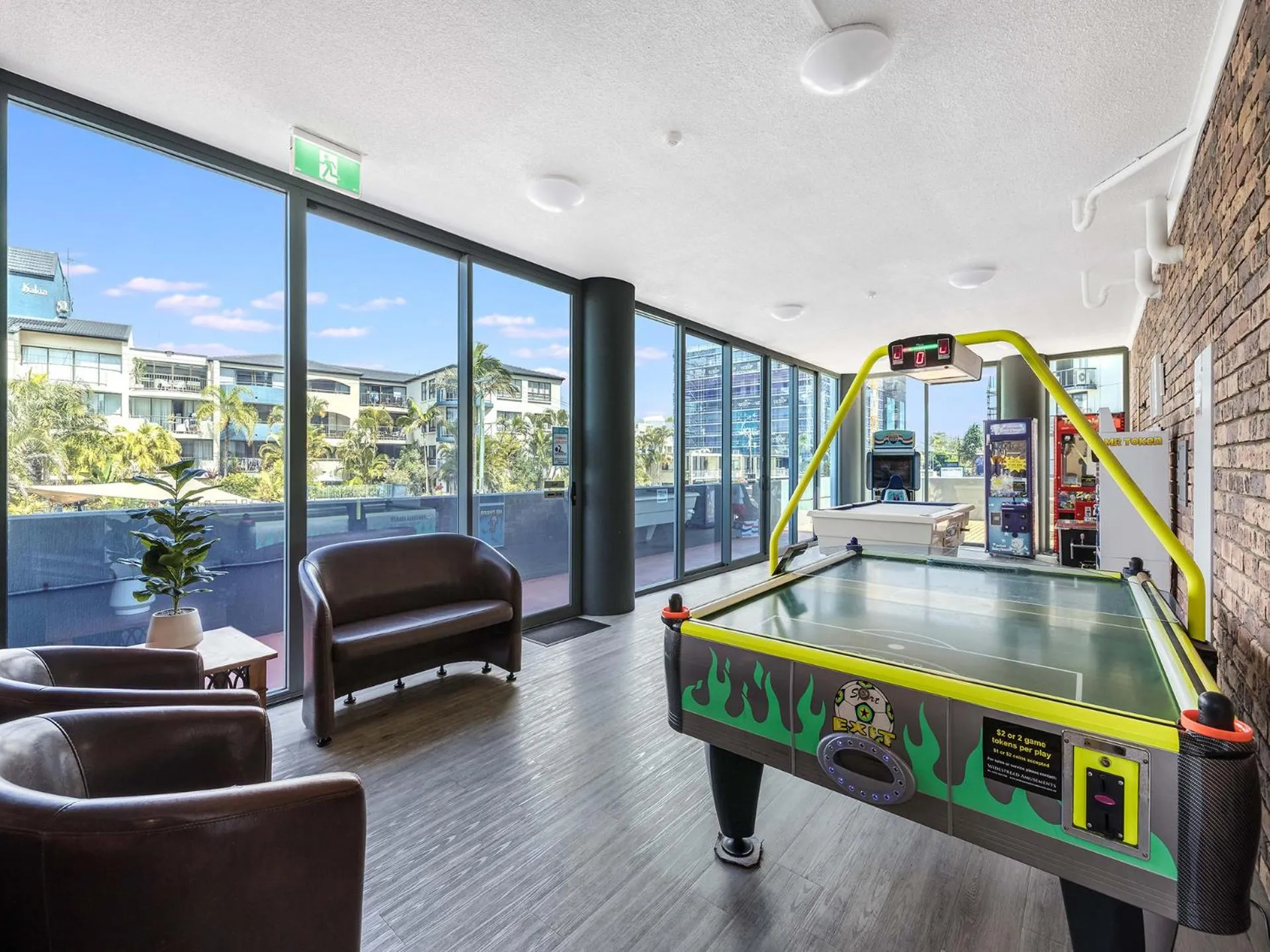 Game Room in Meridian Alex Beach Apartments