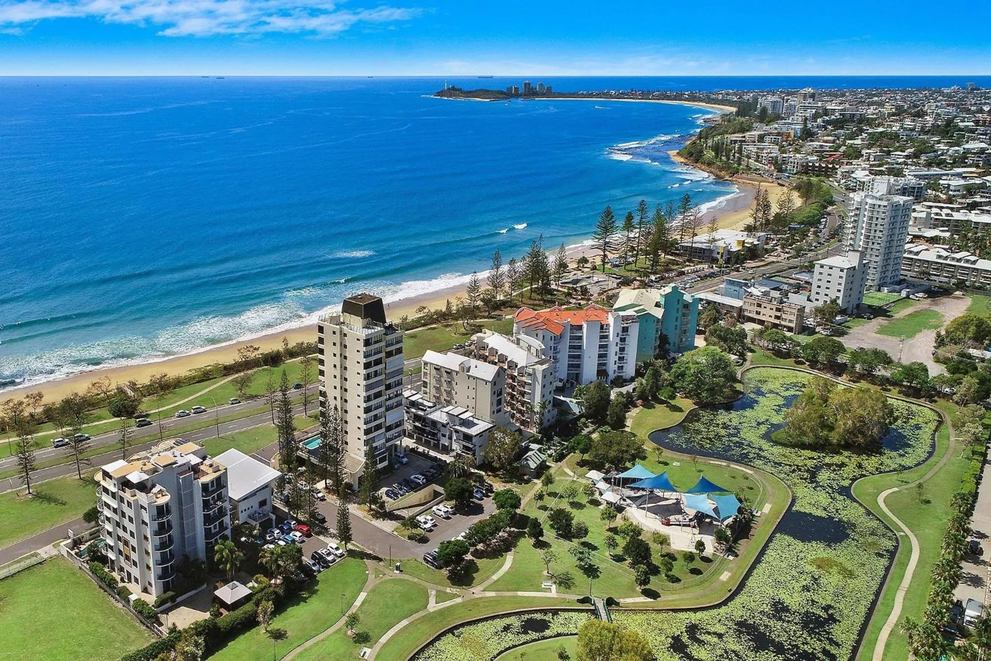 Property building in Meridian Alex Beach Apartments