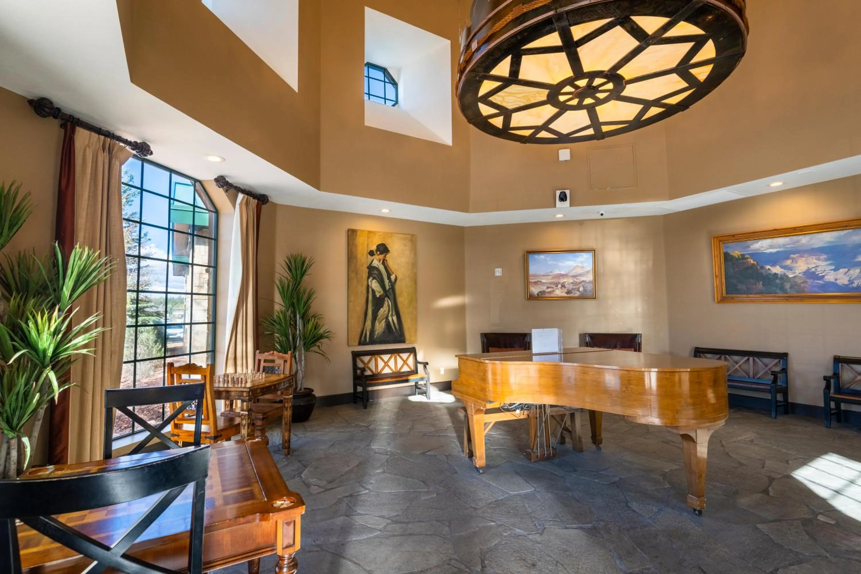 Seating area in The Grand Hotel at the Grand Canyon