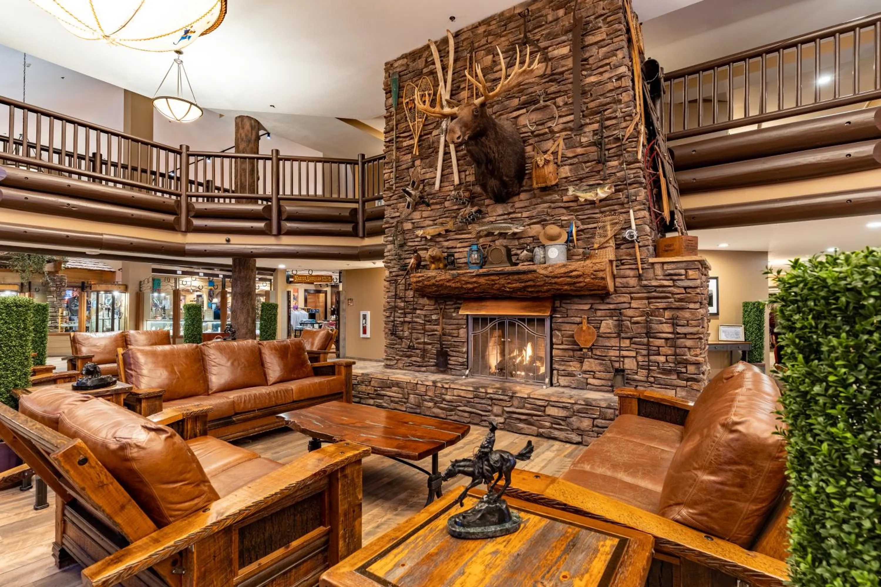 Lobby or reception in The Grand Hotel at the Grand Canyon