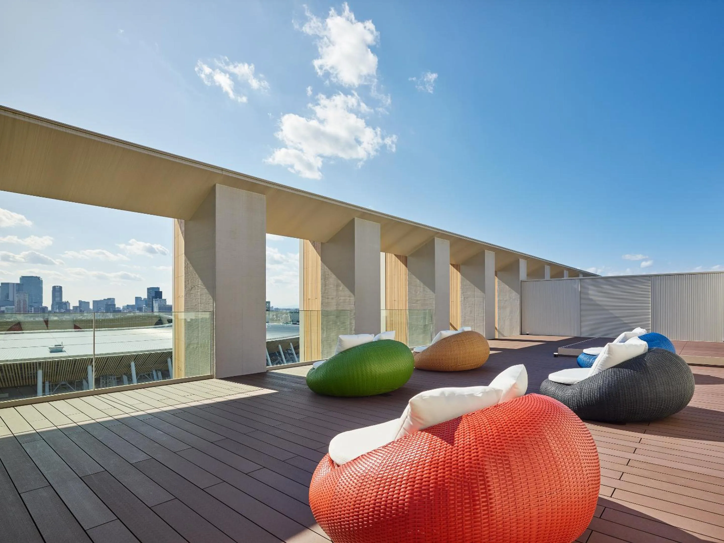 Balcony/Terrace in Mitsui Garden Hotel Jingugaien Tokyo Premier