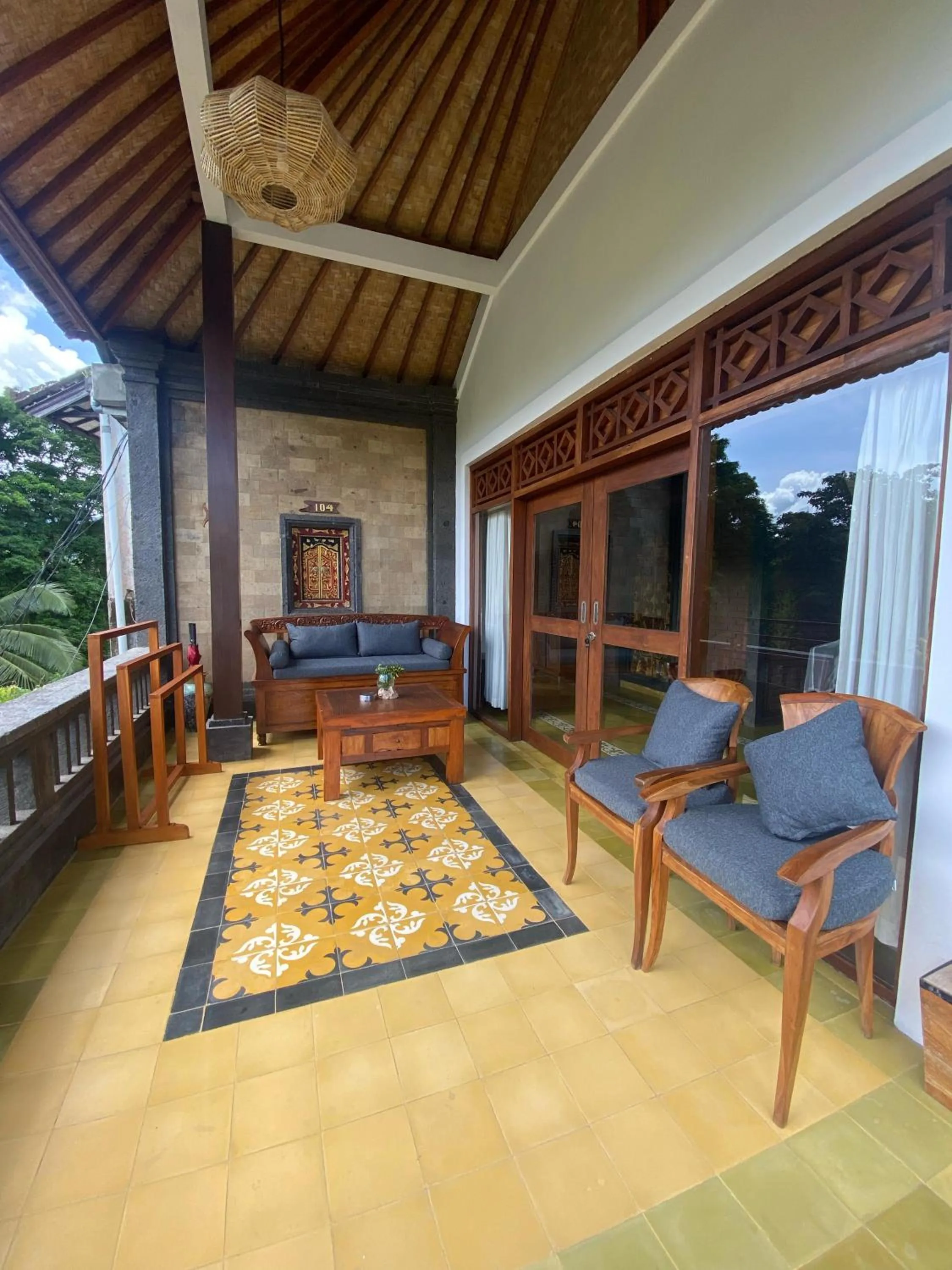Balcony/Terrace in Abian Ayu Villa