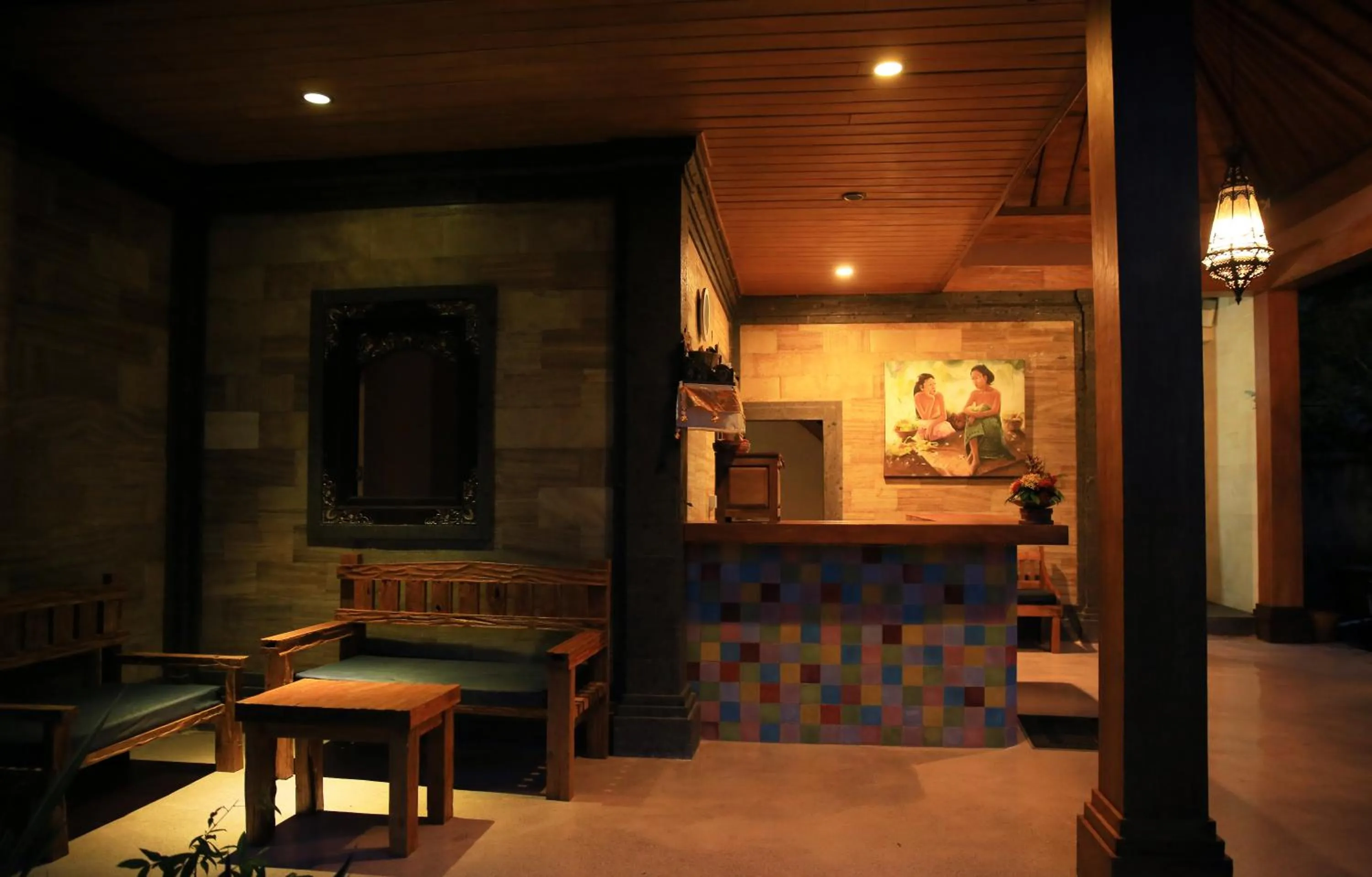 Lobby or reception in Abian Ayu Villa