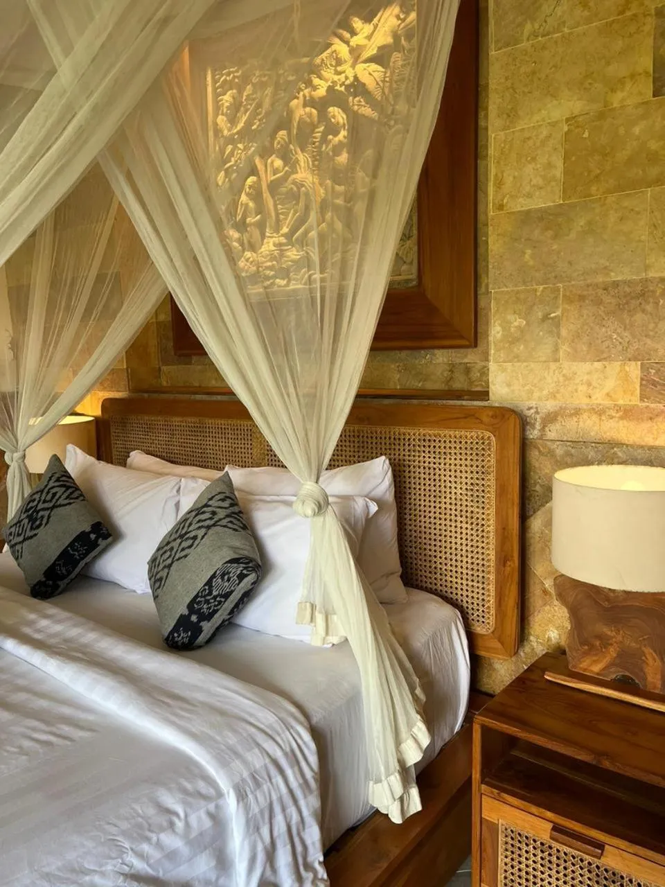 Bed in Abian Ayu Villa