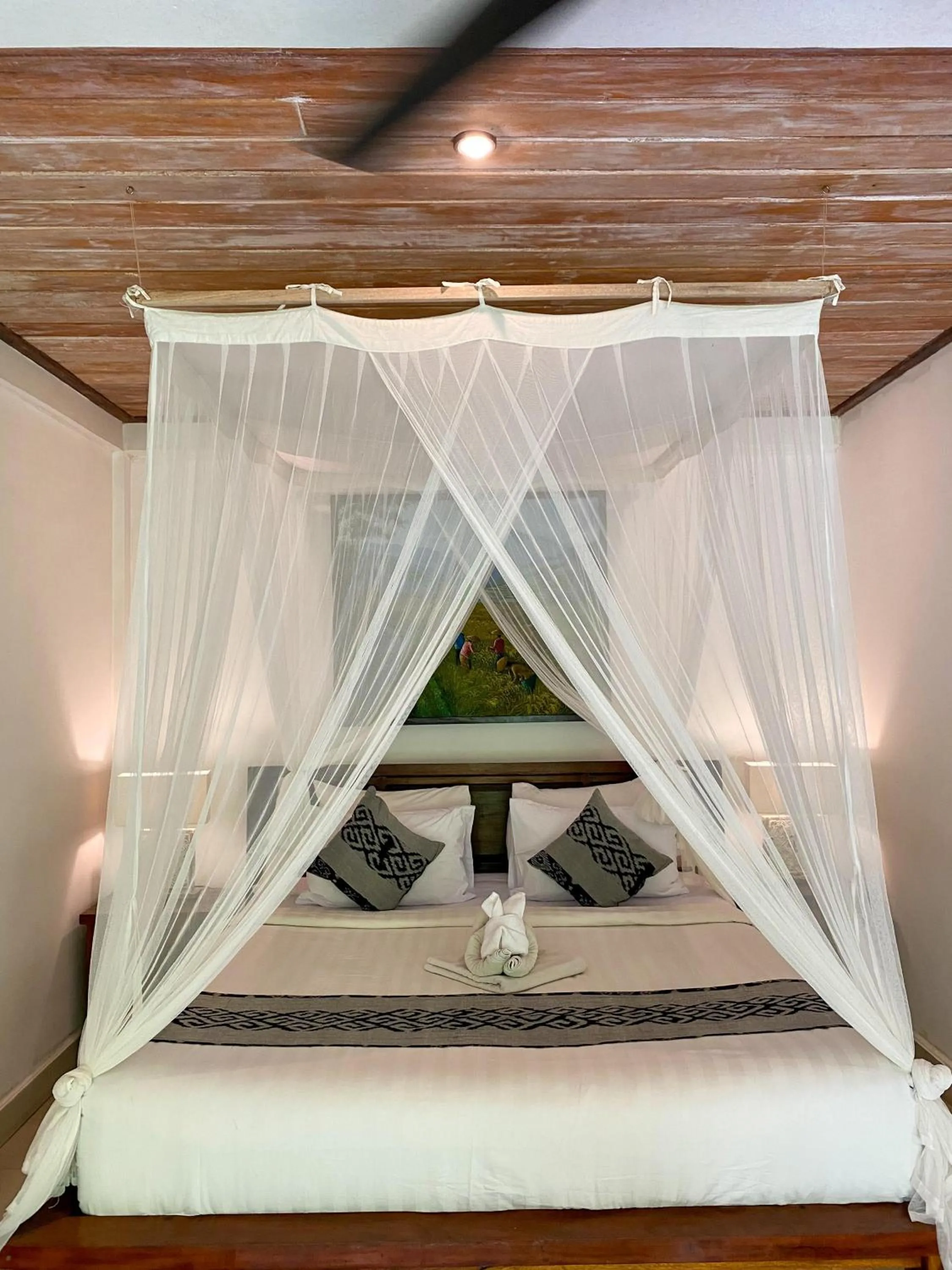 Bed in Abian Ayu Villa