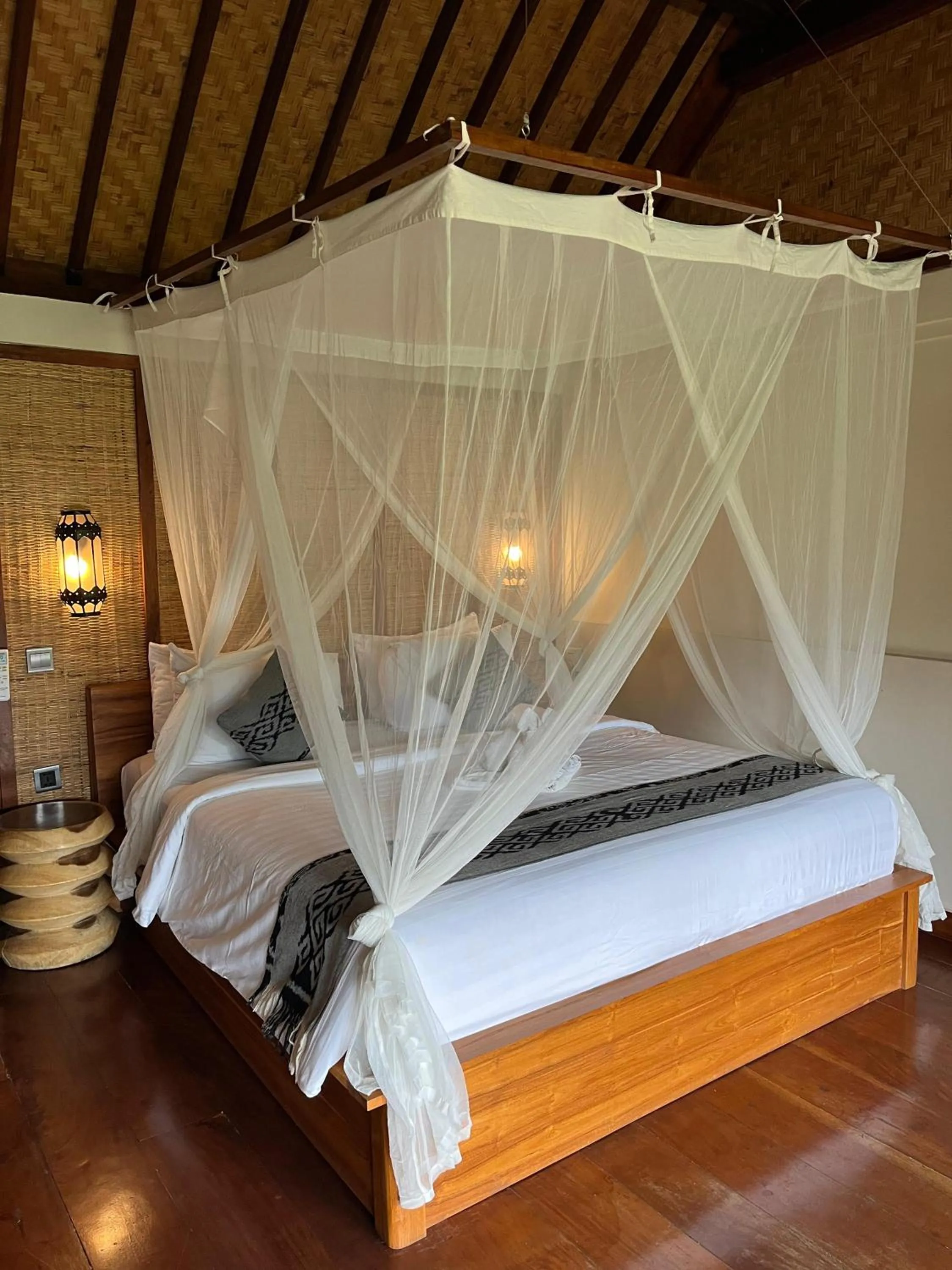 Bed in Abian Ayu Villa