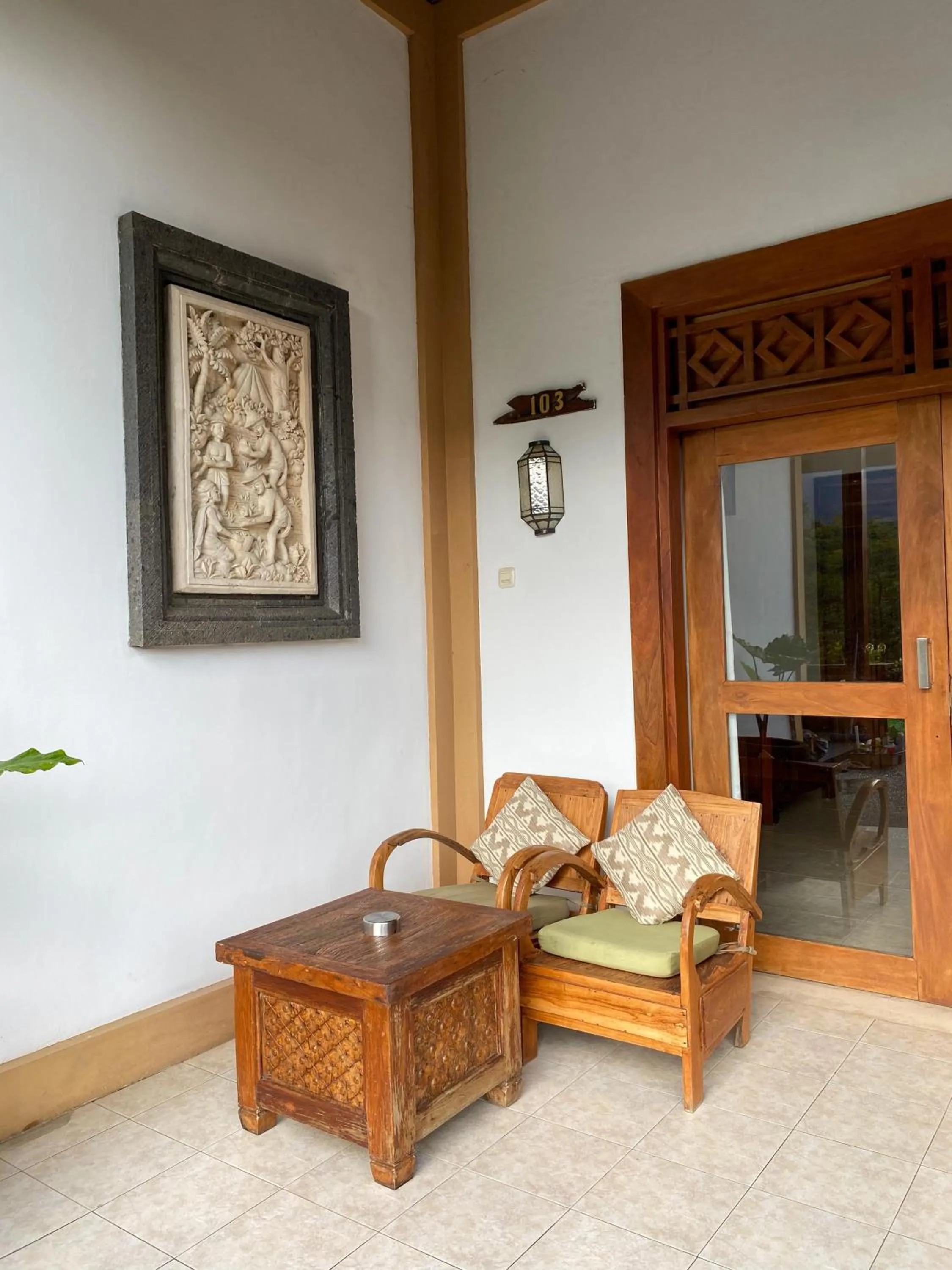 Balcony/Terrace in Abian Ayu Villa