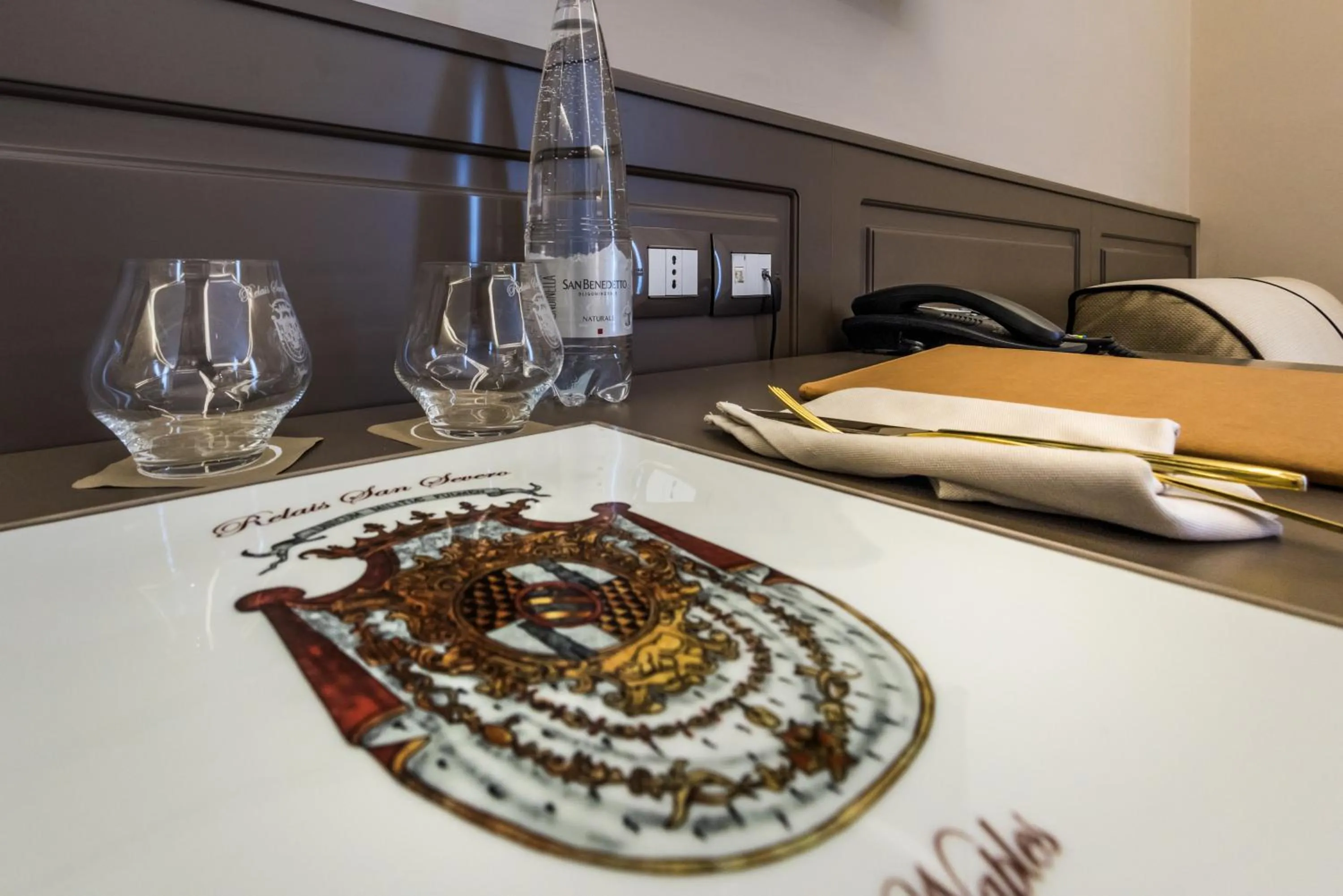 Decorative detail in Relais San Severo