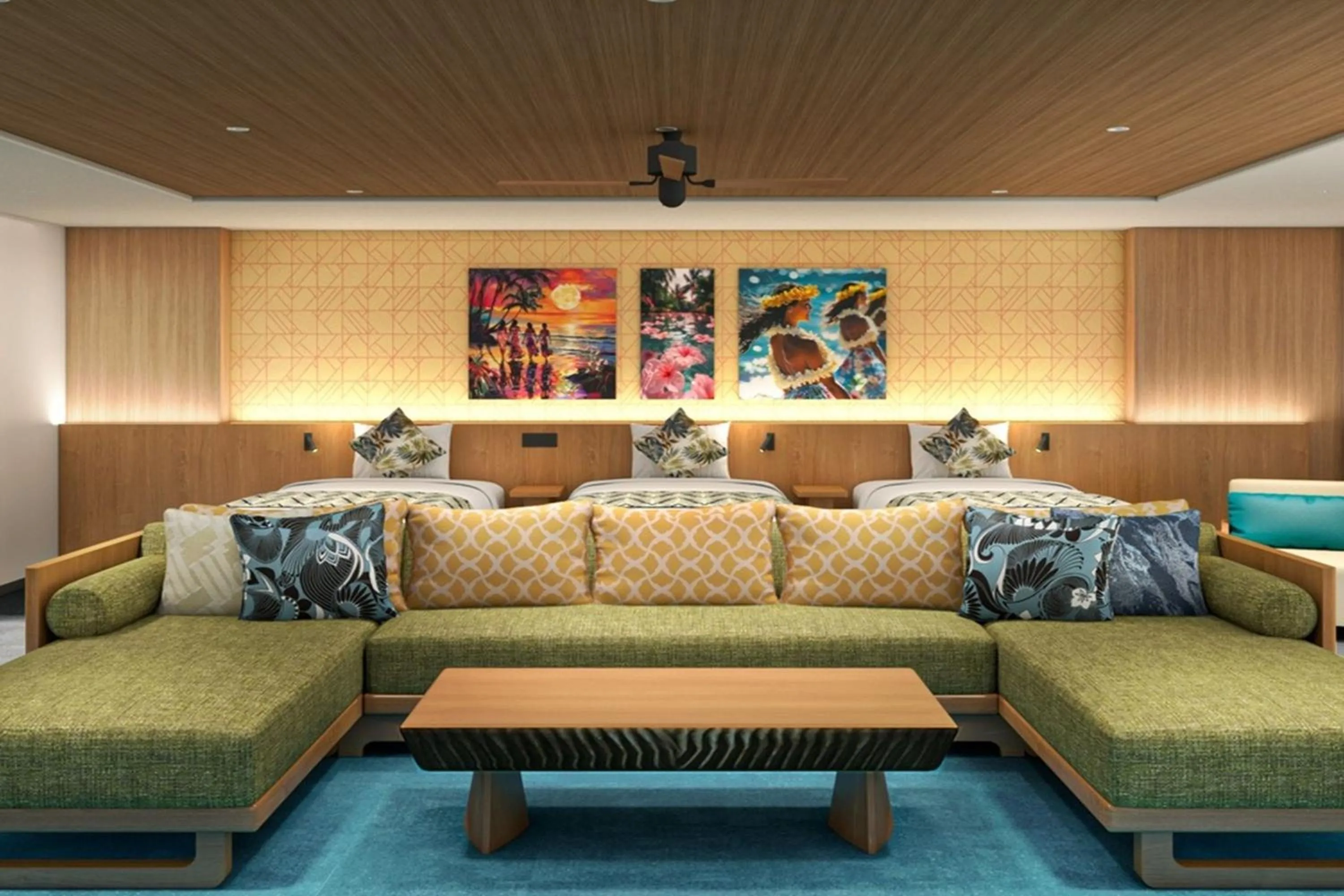 Photo of the whole room in Spa Resort Hawaiians Hotel Hawaiians