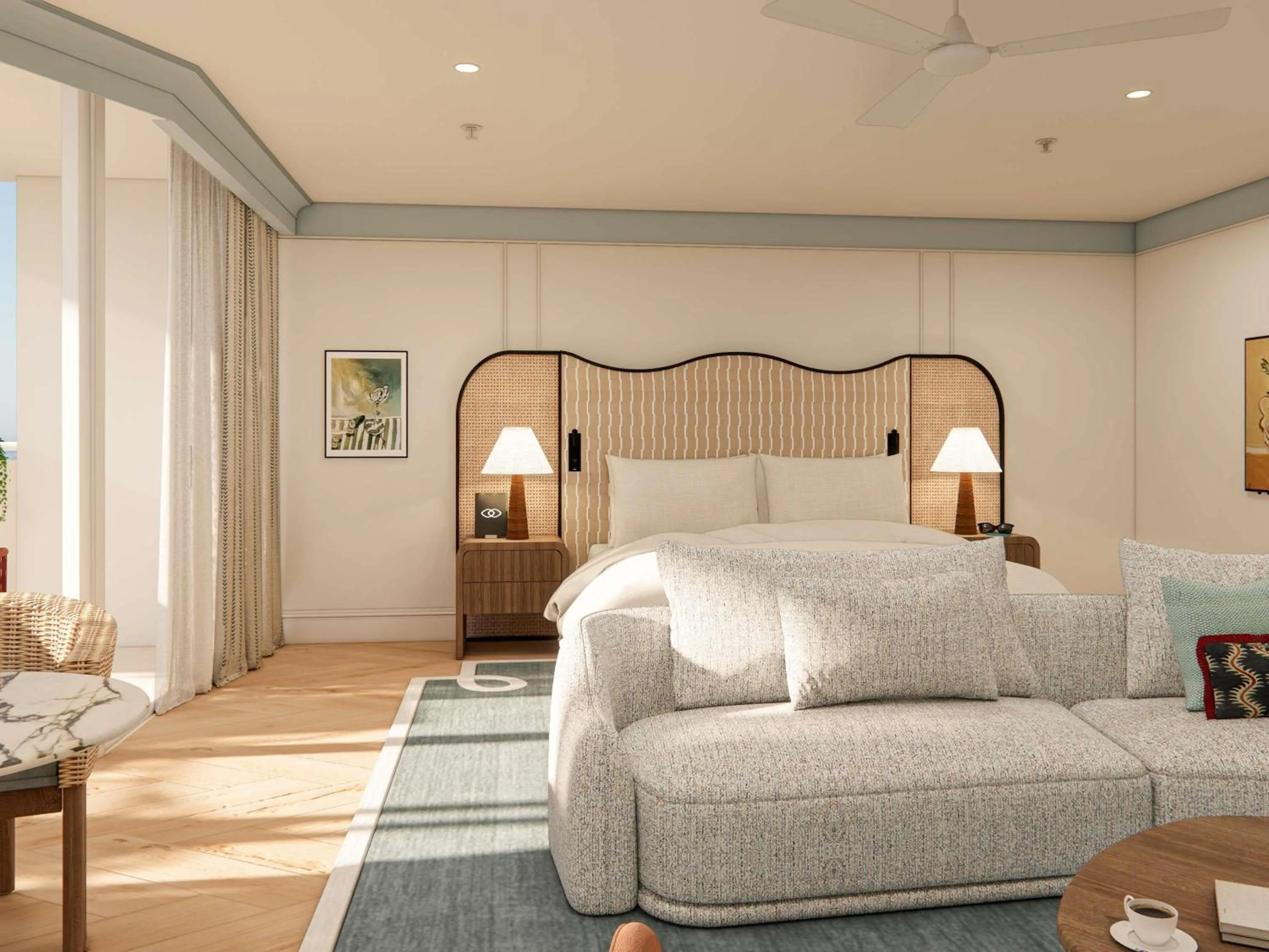 Bedroom in Sofitel Noosa Pacific Resort