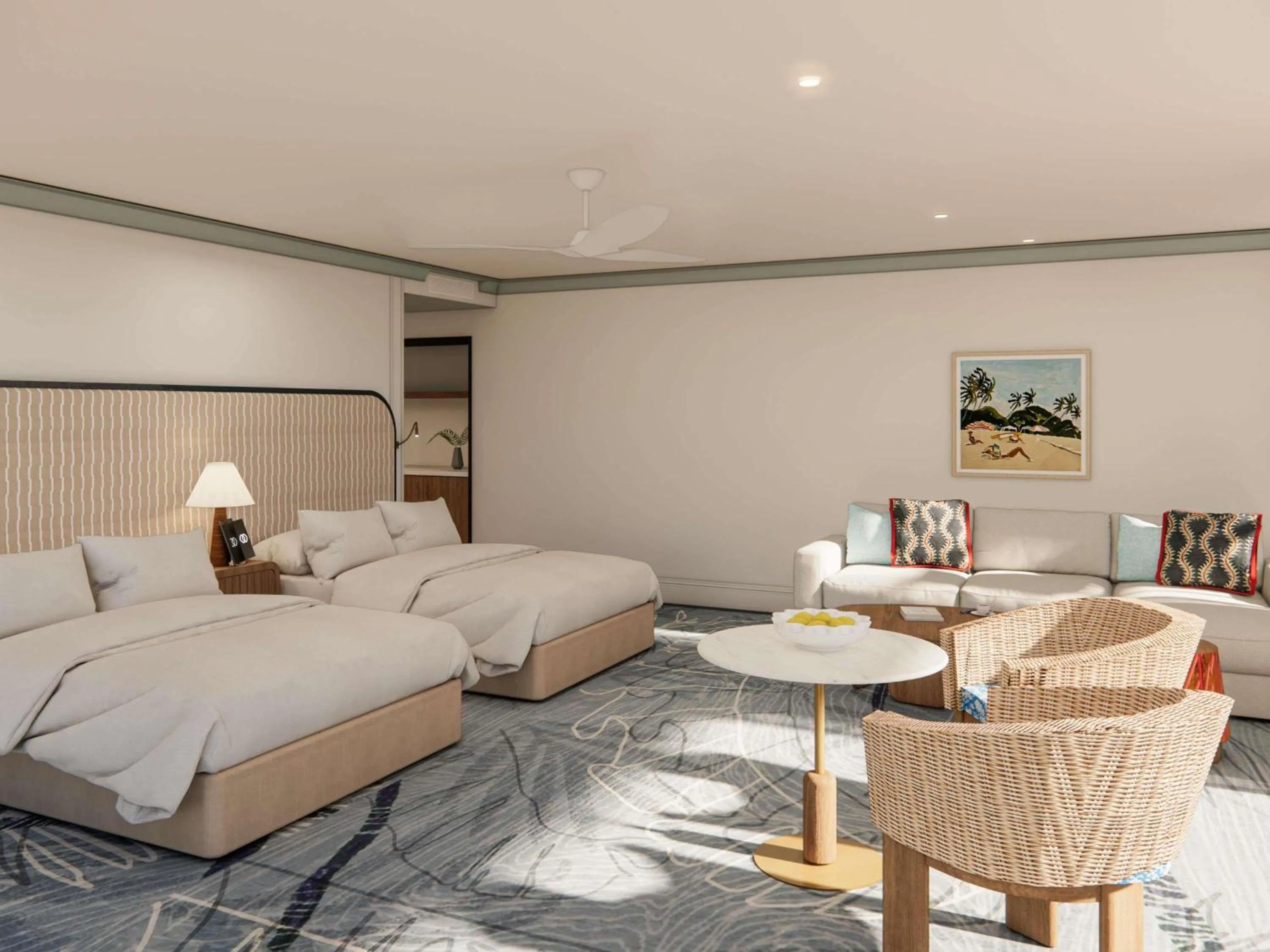 Bedroom, Bed in Sofitel Noosa Pacific Resort