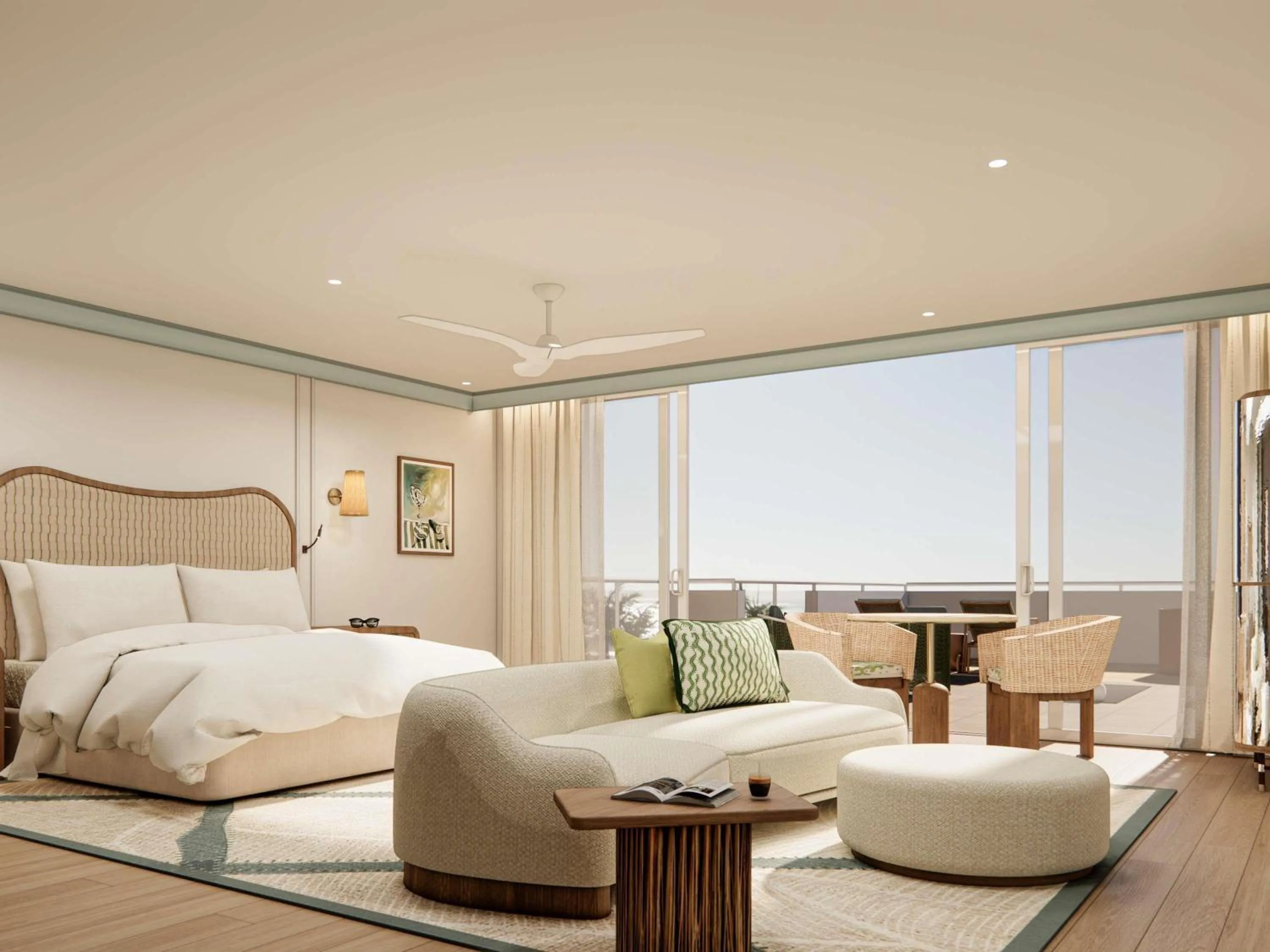 Bedroom, Bed in Sofitel Noosa Pacific Resort