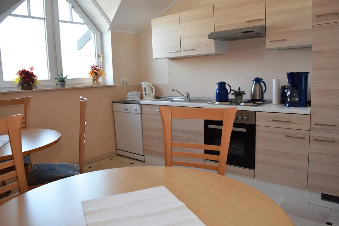 Communal kitchen in Gästehaus Barese