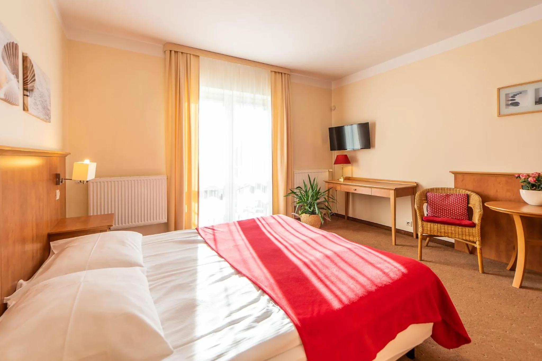 Bed in Pensjonat Zenit