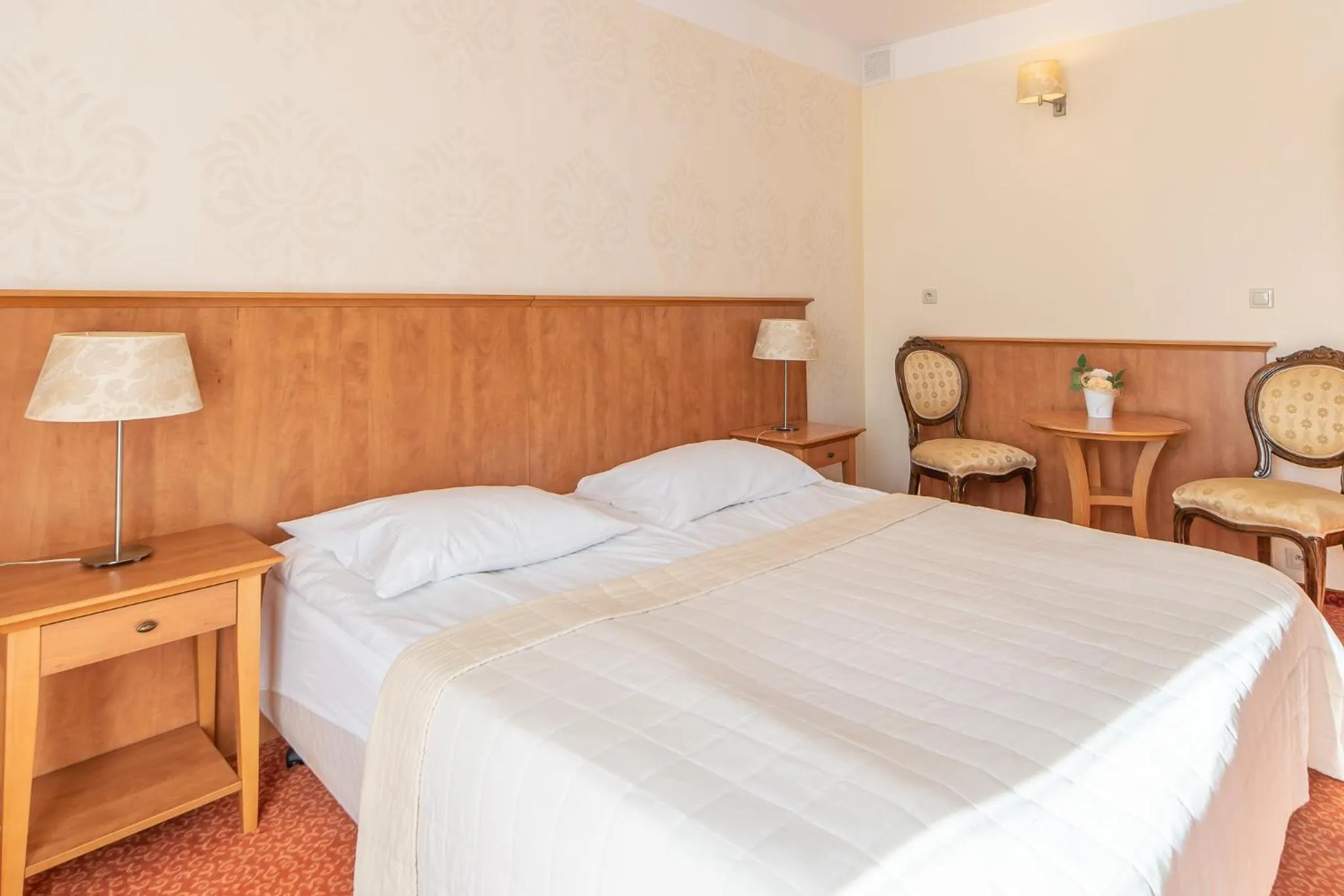 Bed in Pensjonat Zenit