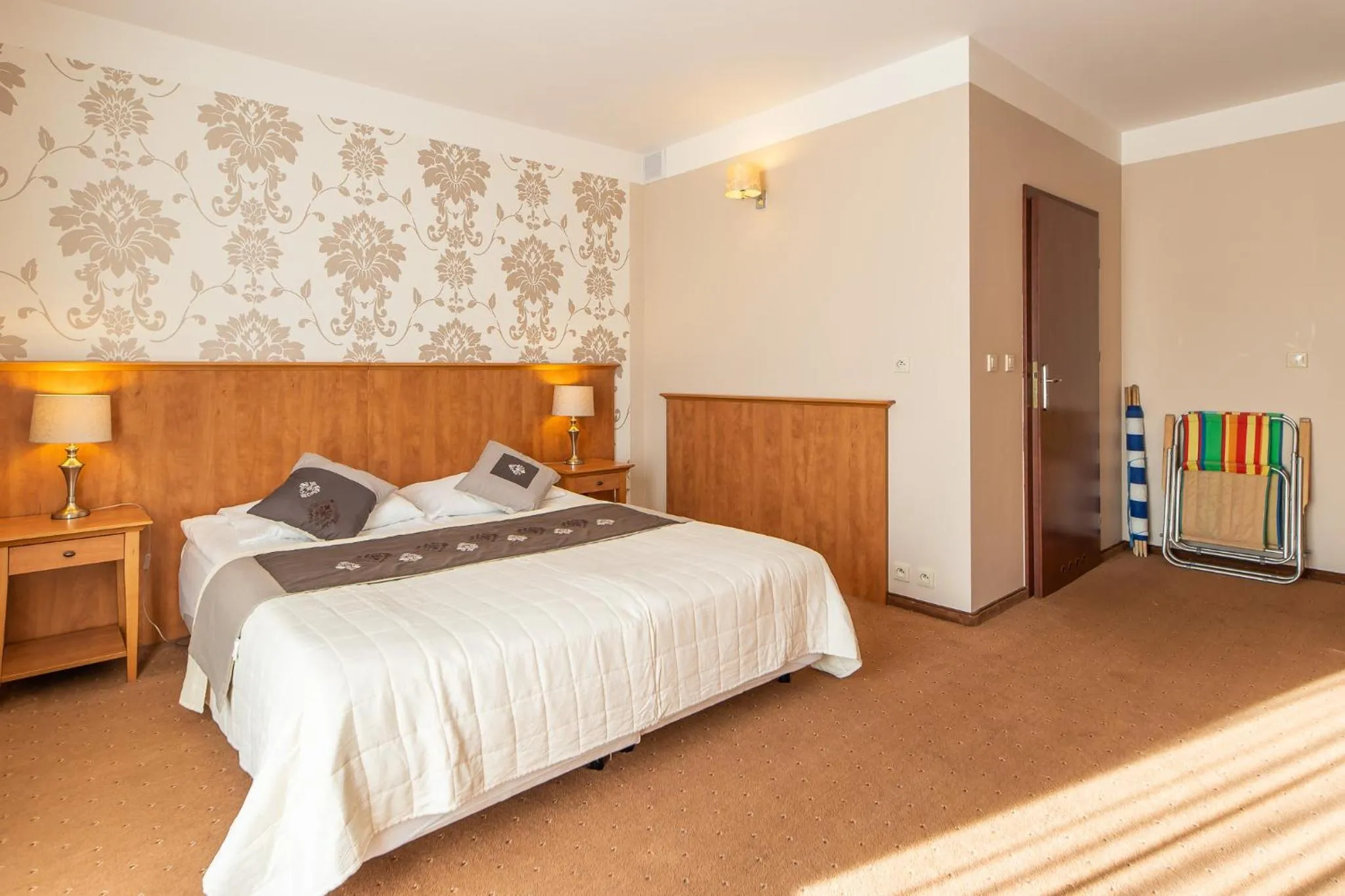 Bed in Pensjonat Zenit