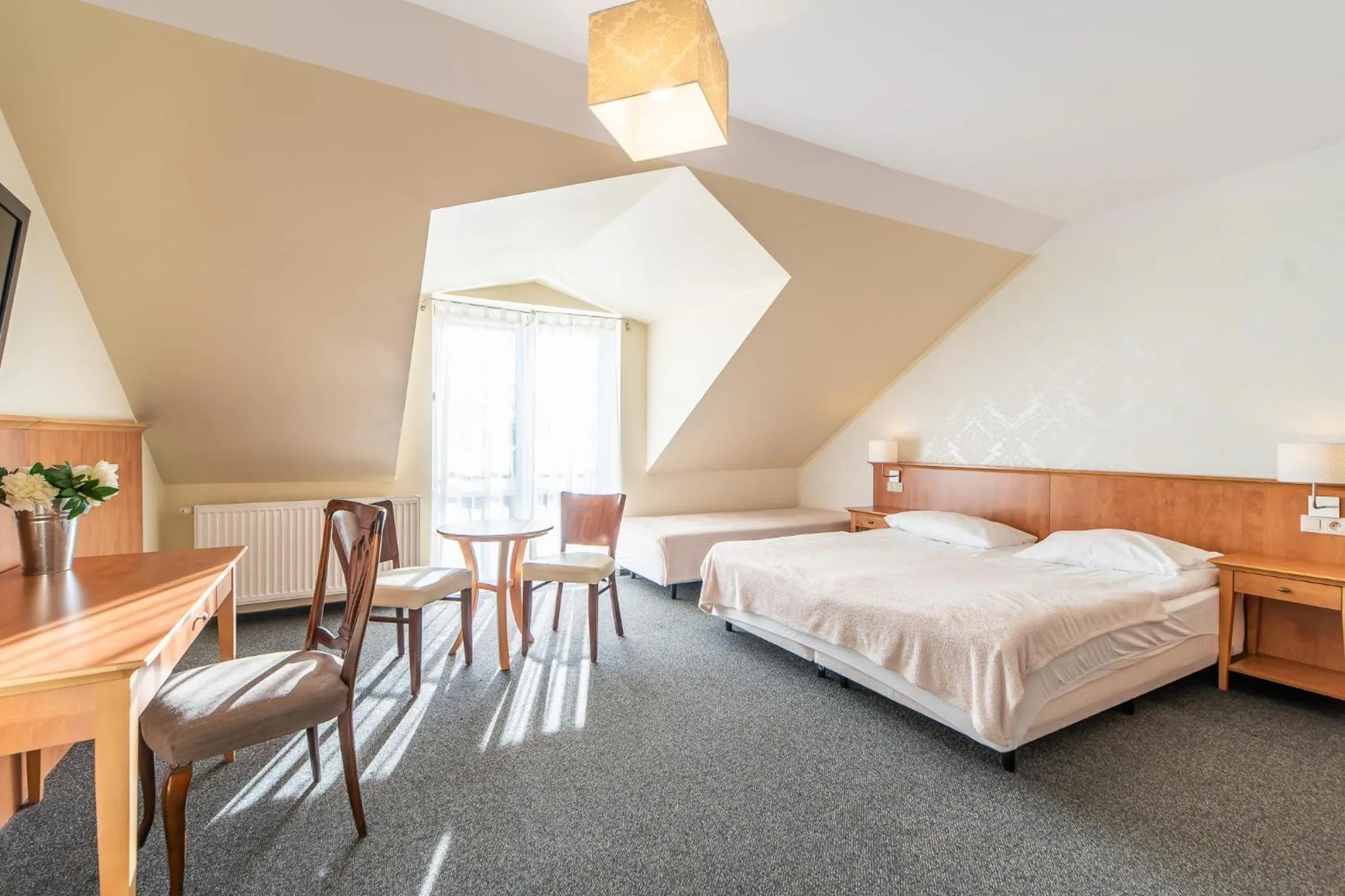 Bed in Pensjonat Zenit