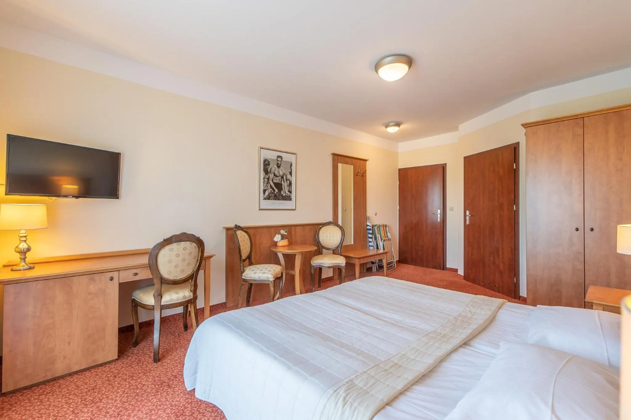 Bed in Pensjonat Zenit