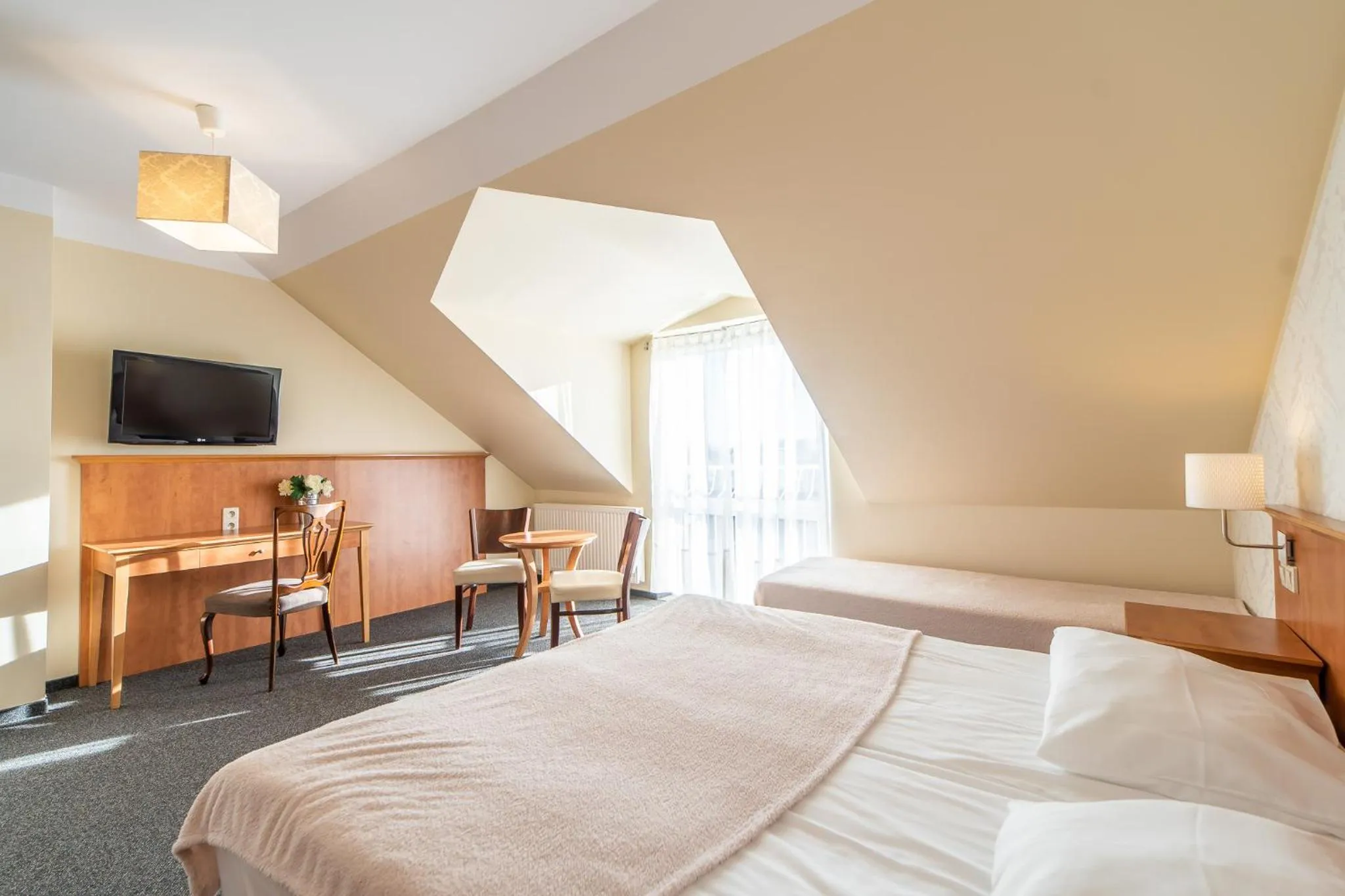 Bed in Pensjonat Zenit