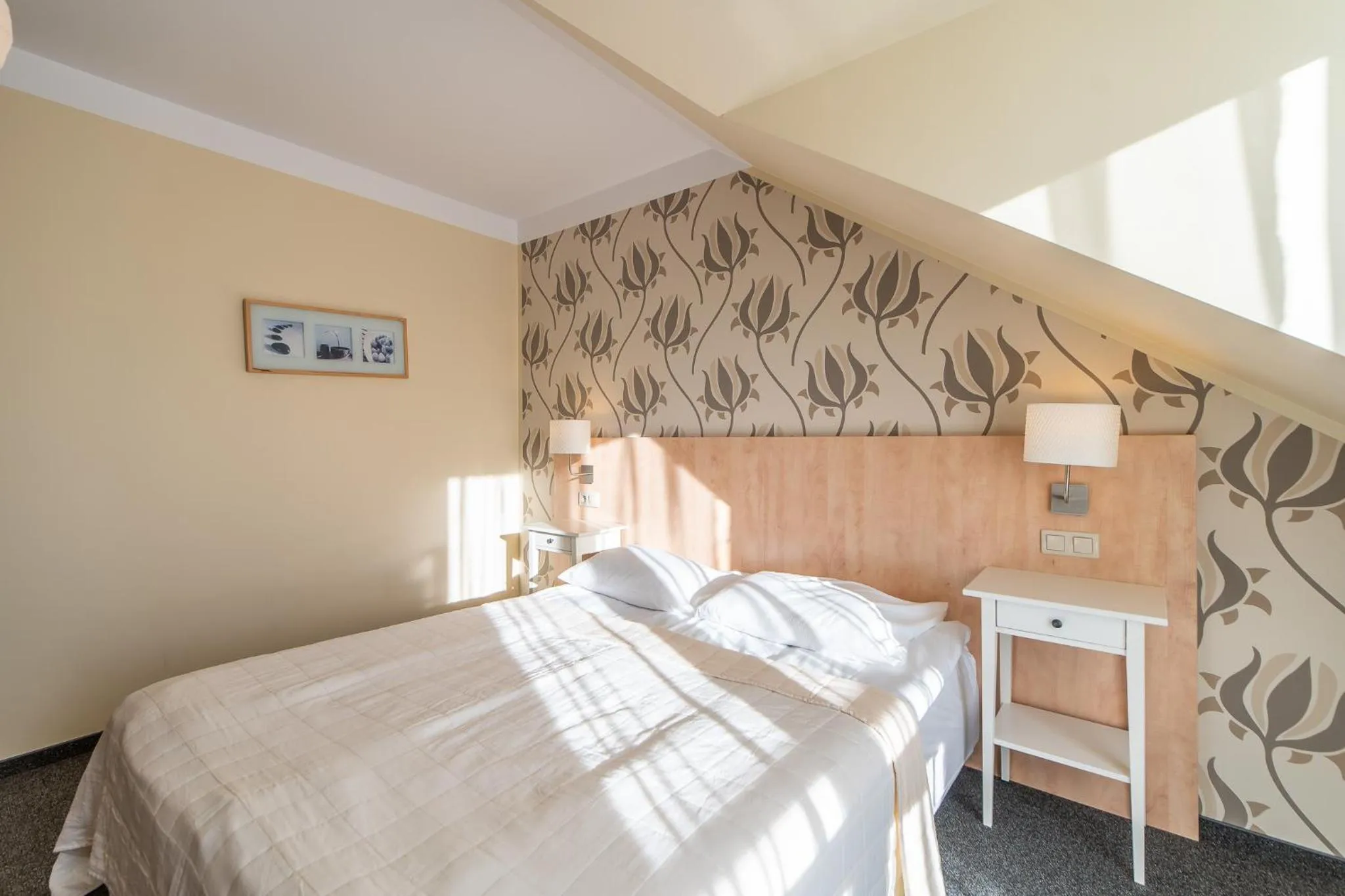 Bed in Pensjonat Zenit