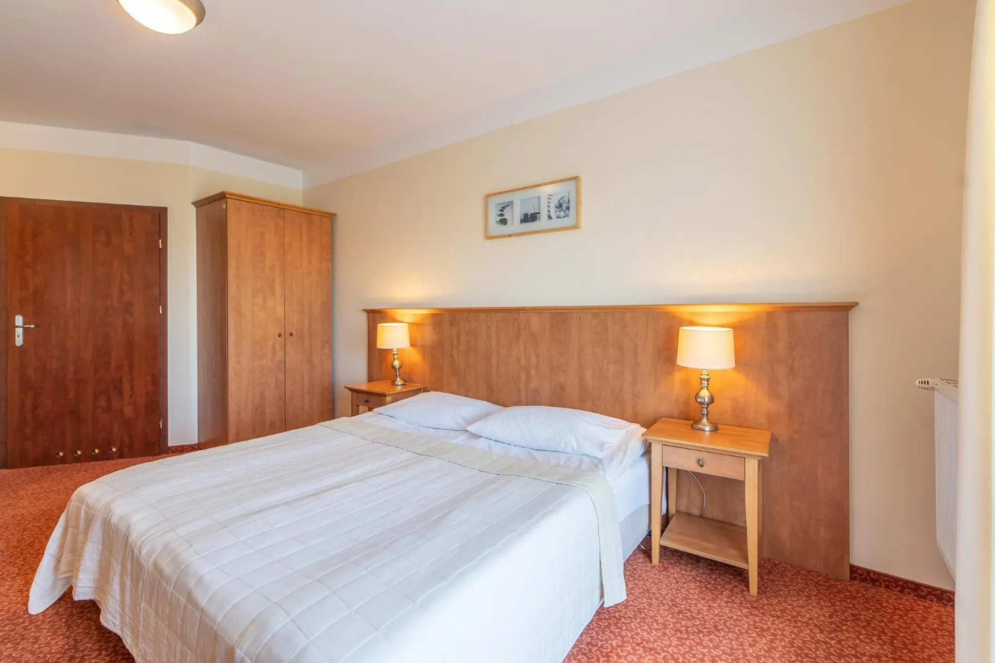 Bed in Pensjonat Zenit