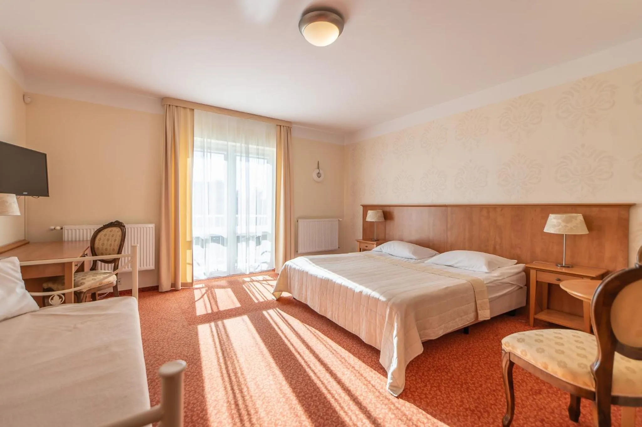 Bed in Pensjonat Zenit