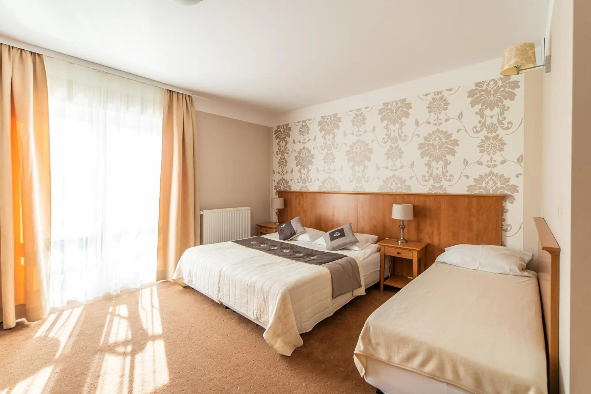 Bed in Pensjonat Zenit