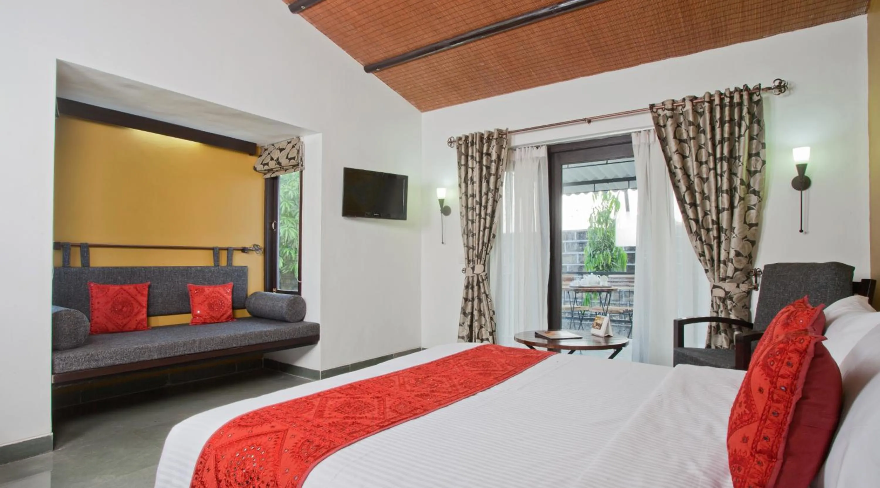 Bed in Club Mahindra Sasan Gir