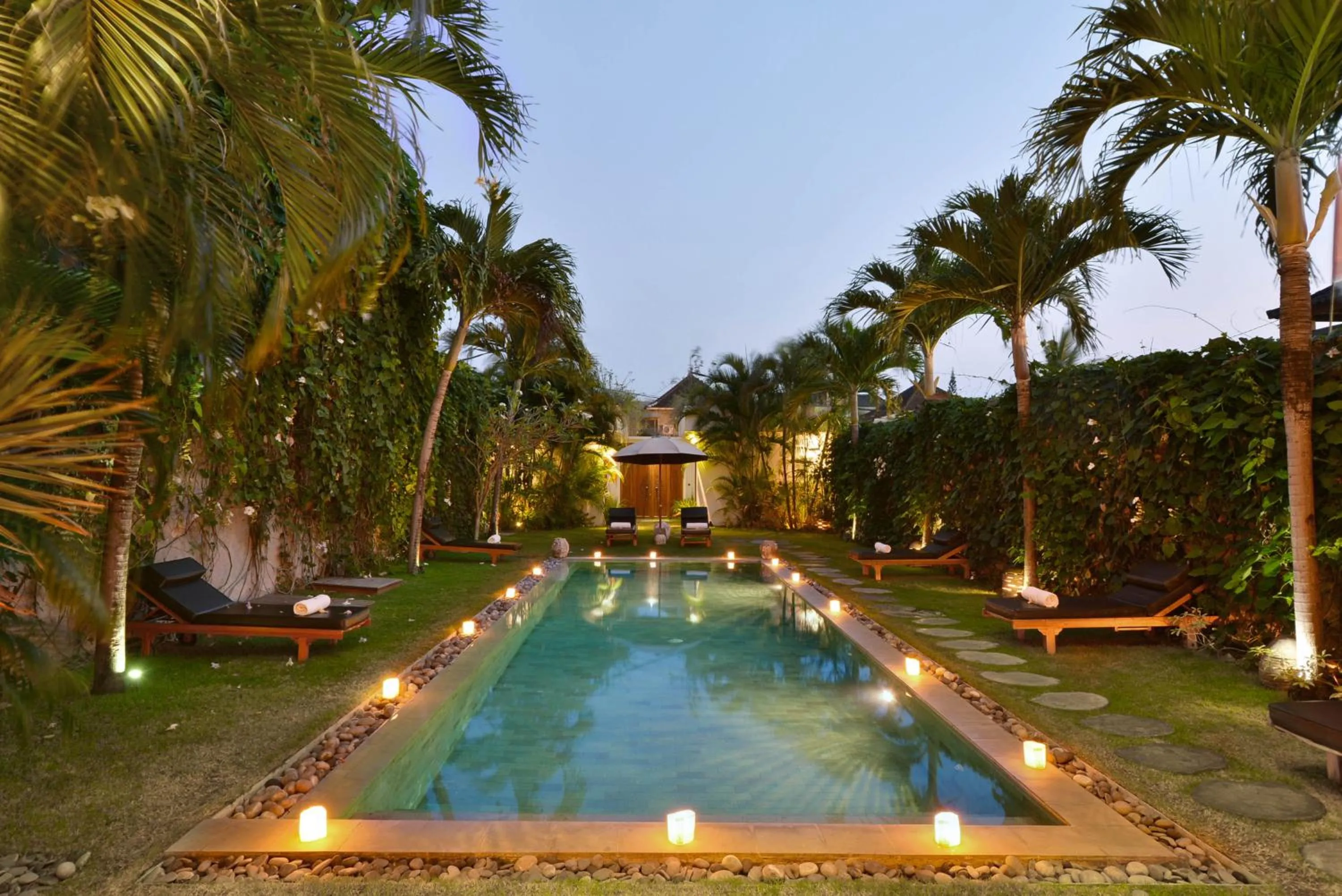 Garden in Villa Chocolat Seminyak