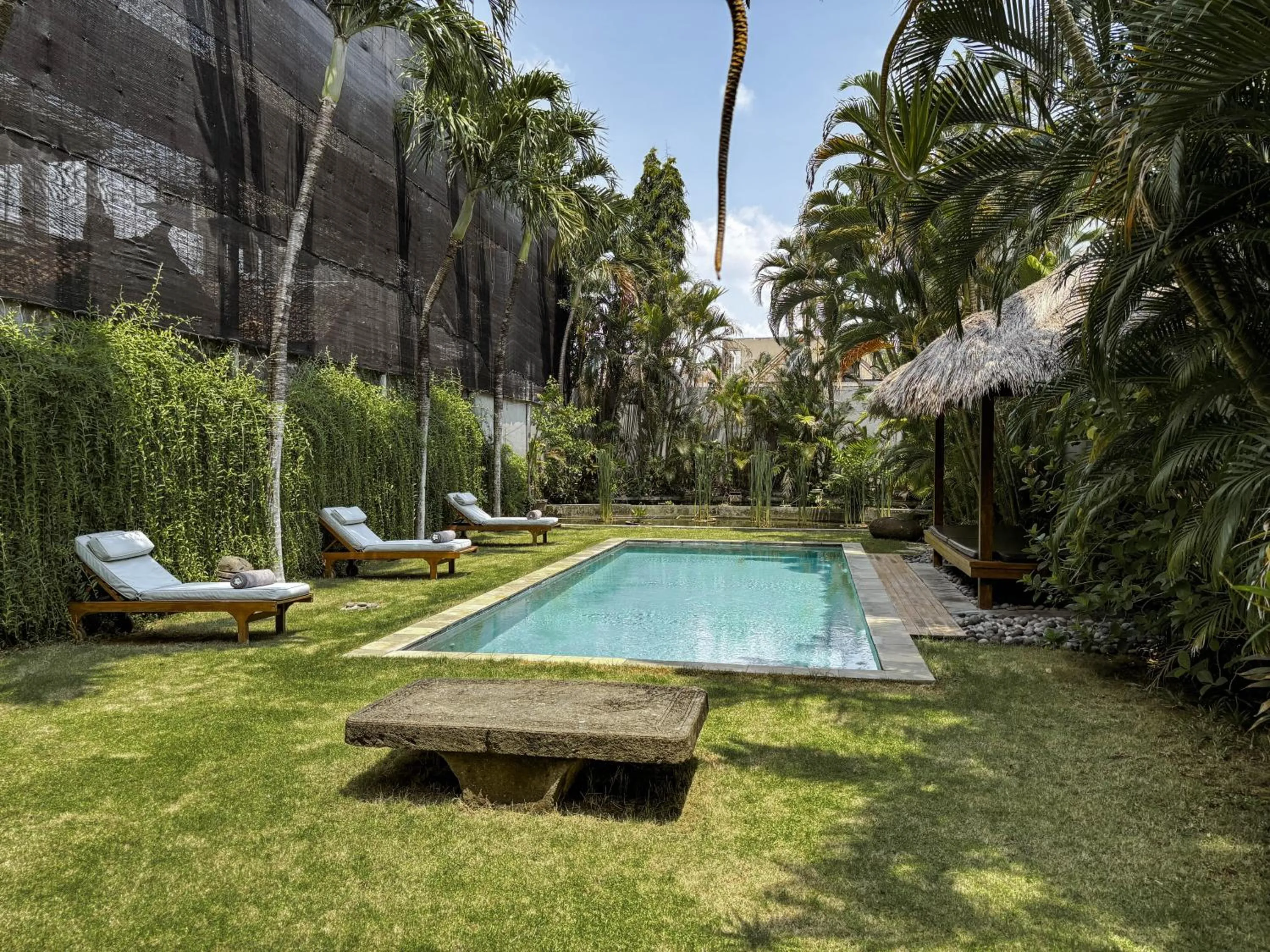 Pool view in Villa Chocolat Seminyak