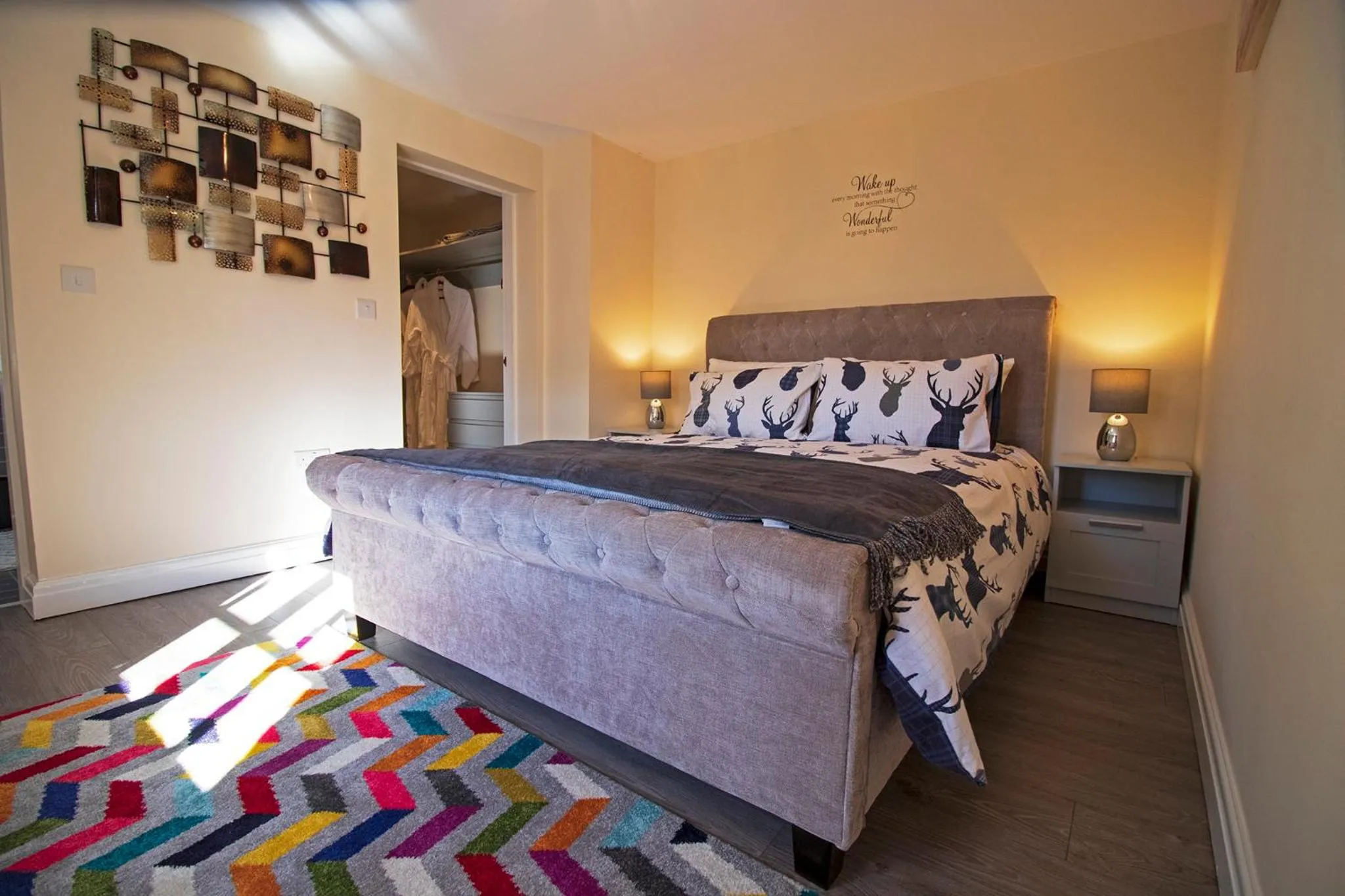 Living room in West Mead Cottage