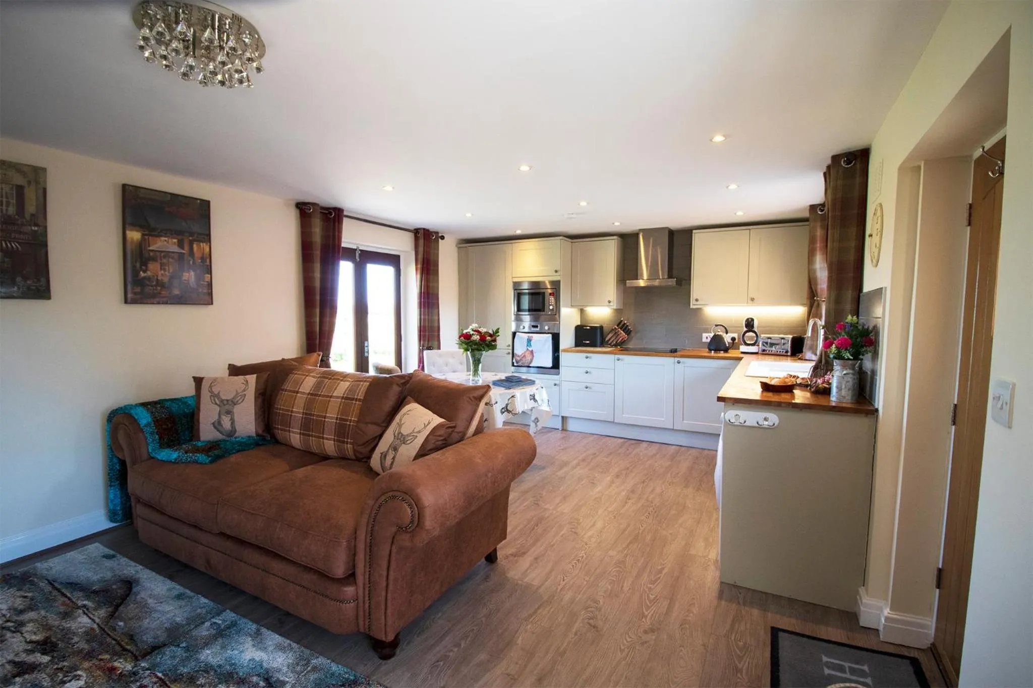 Living room in West Mead Cottage