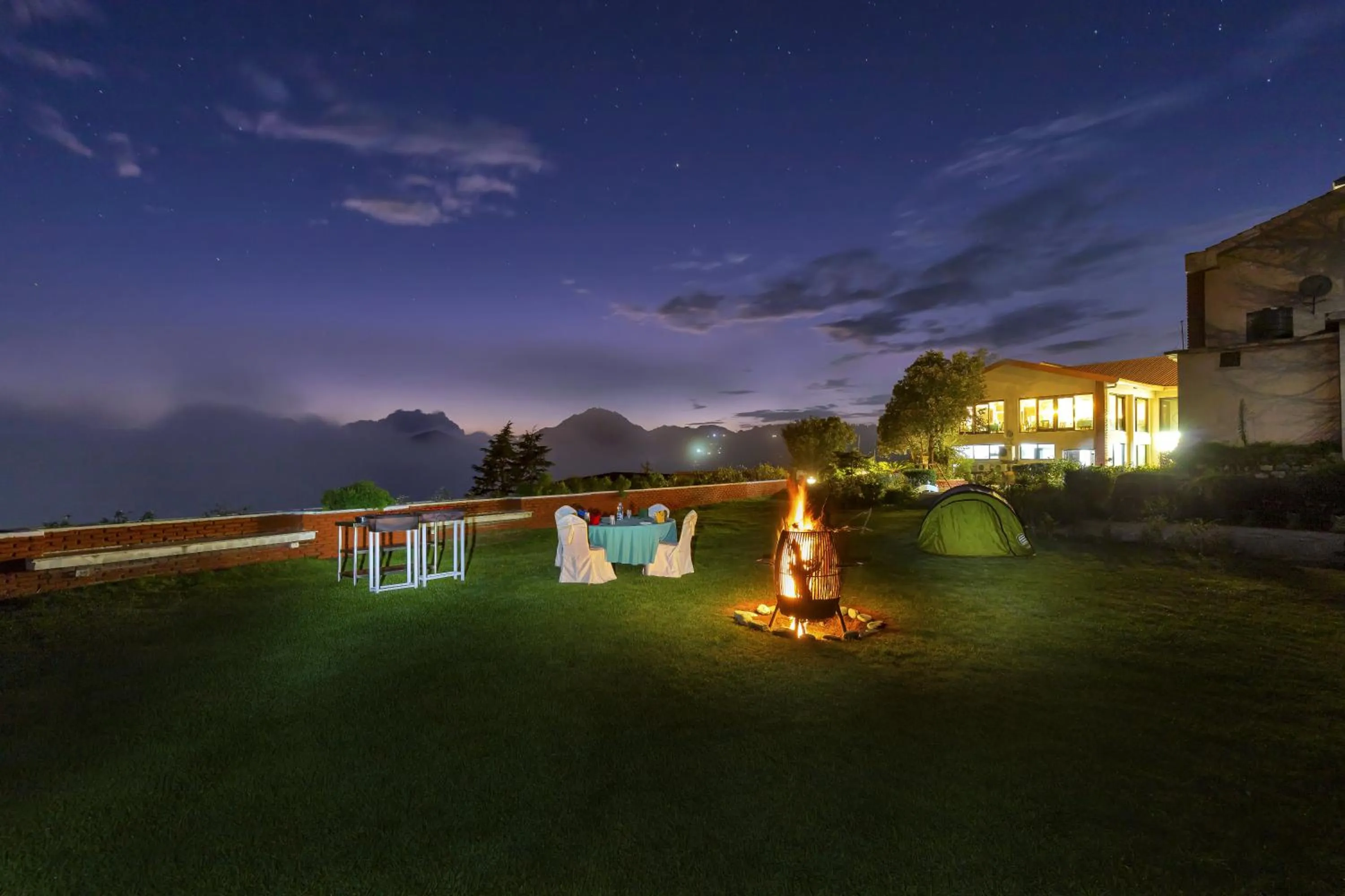 Garden in Club Mahindra Kanatal