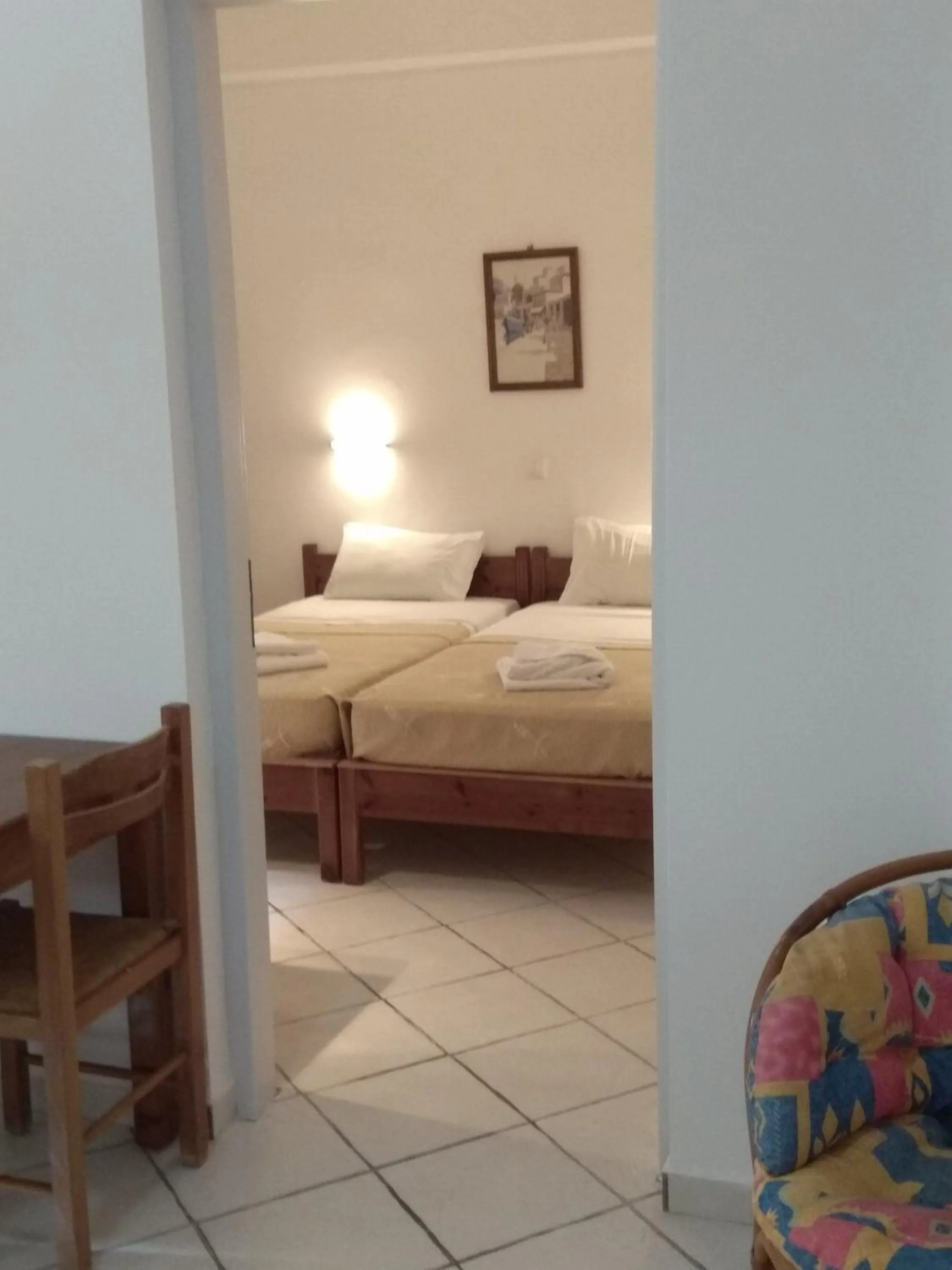 Bedroom, Bed in Villa Giorgos