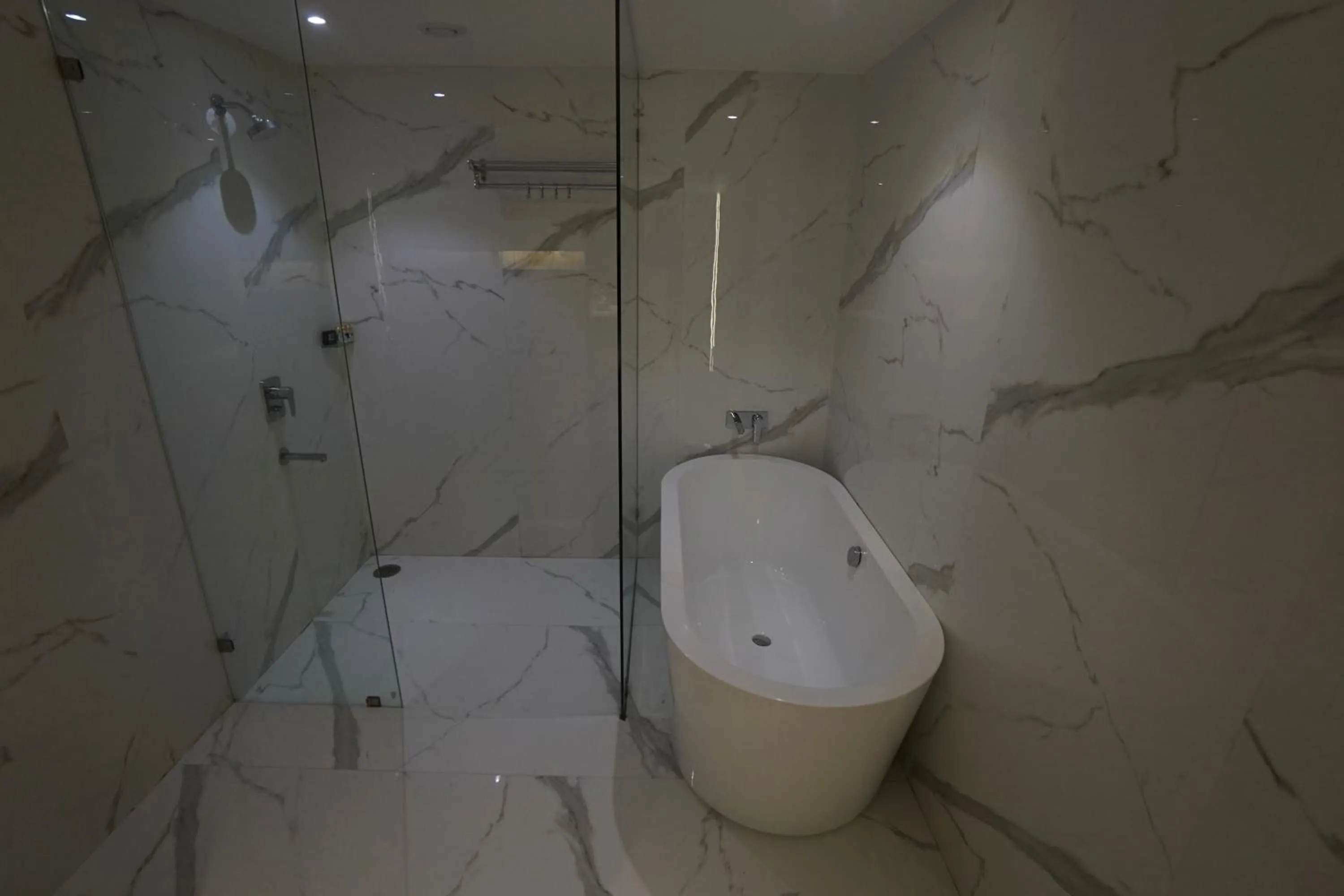 Shower in Clarks Inn Suites Raipur