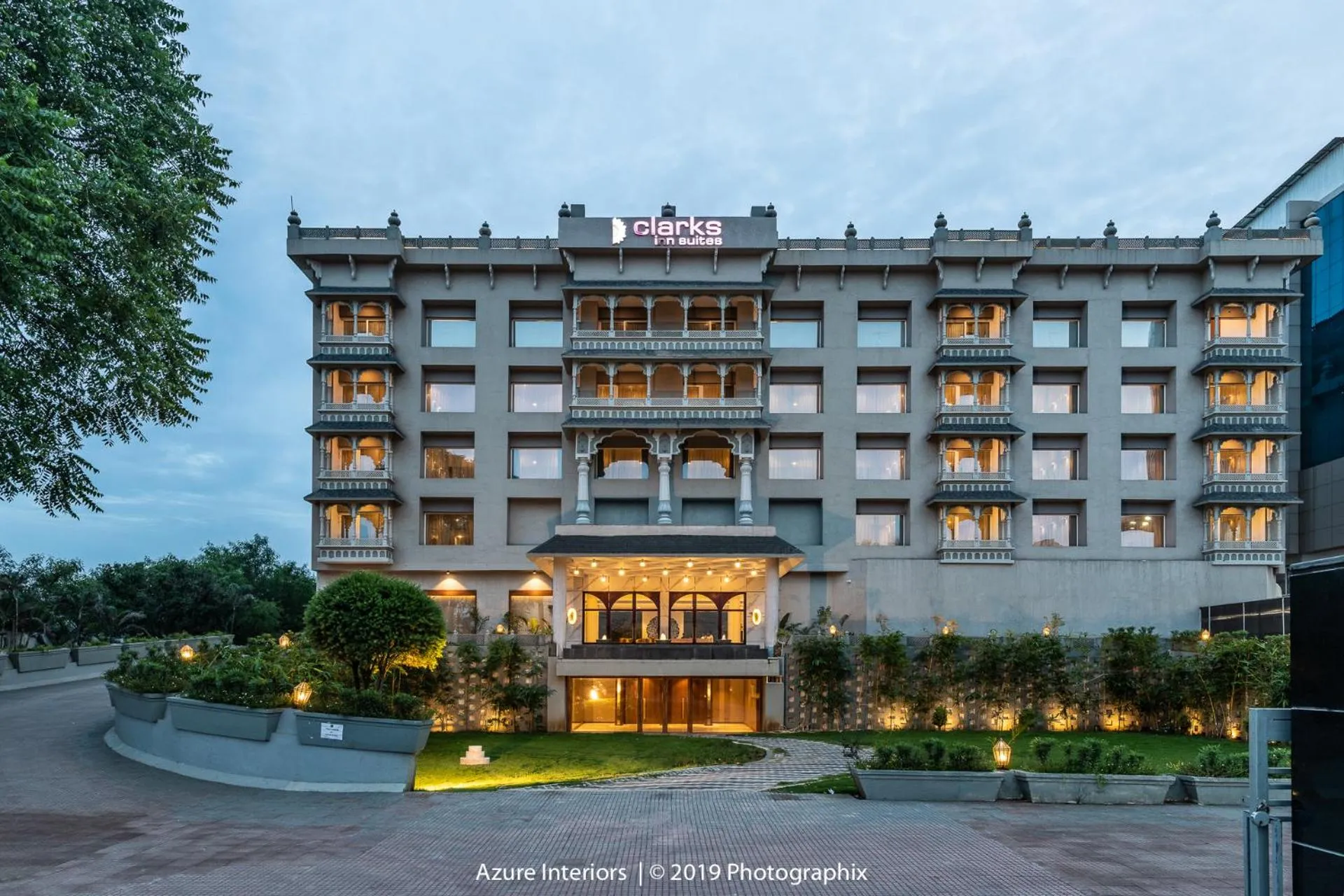 Property building in Clarks Inn Suites Raipur