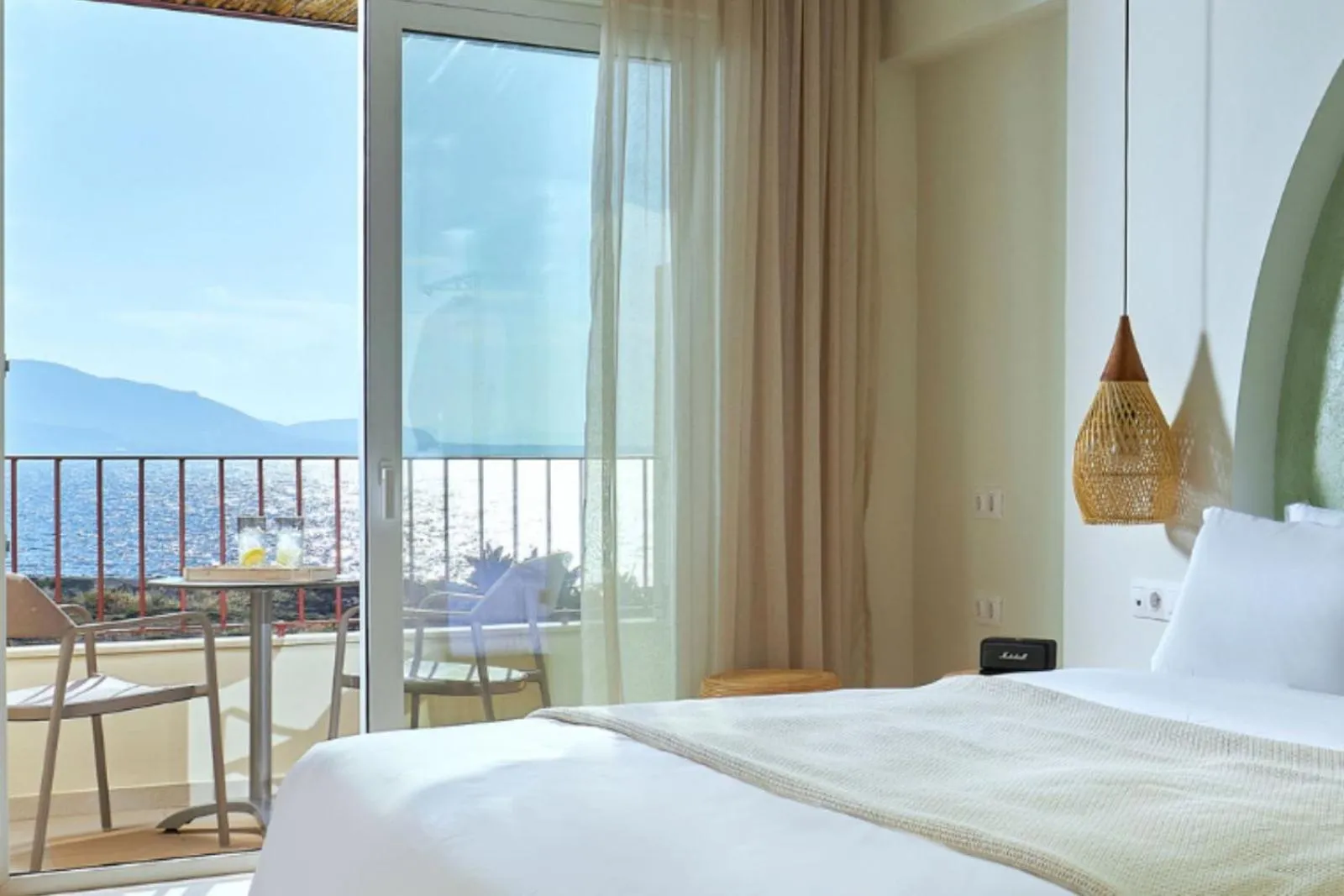 View (from property/room), Bed in Vasia Sea Retreat