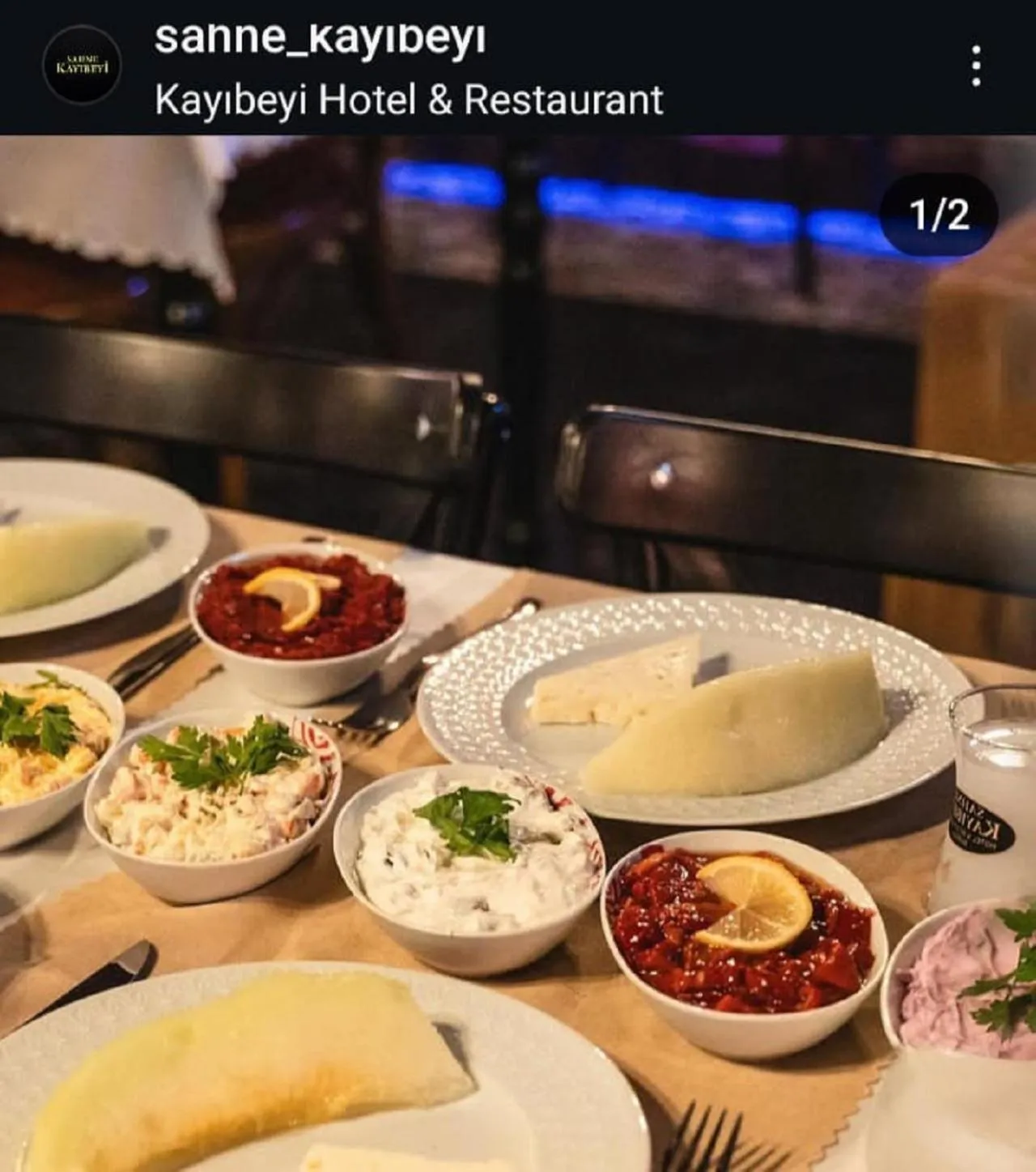 Restaurant/places to eat in Kayıbeyi Hotel & Restaurant