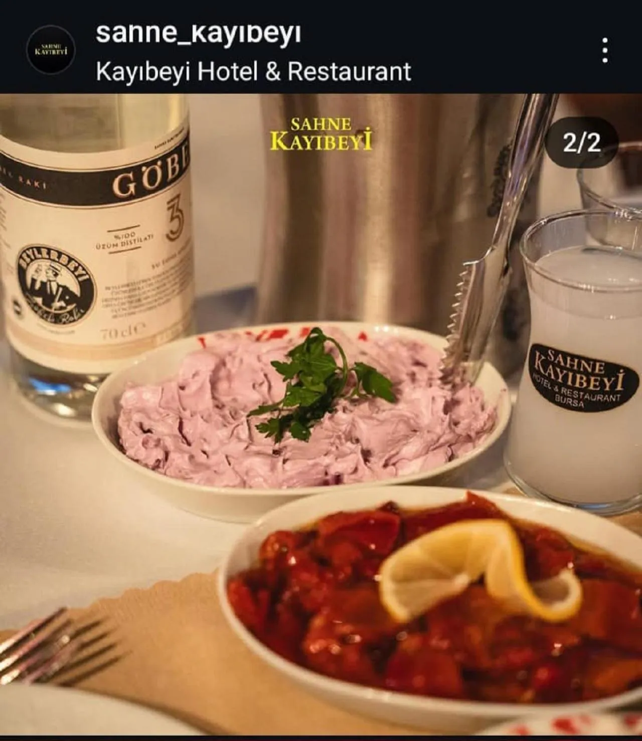 Restaurant/places to eat in Kayıbeyi Hotel & Restaurant