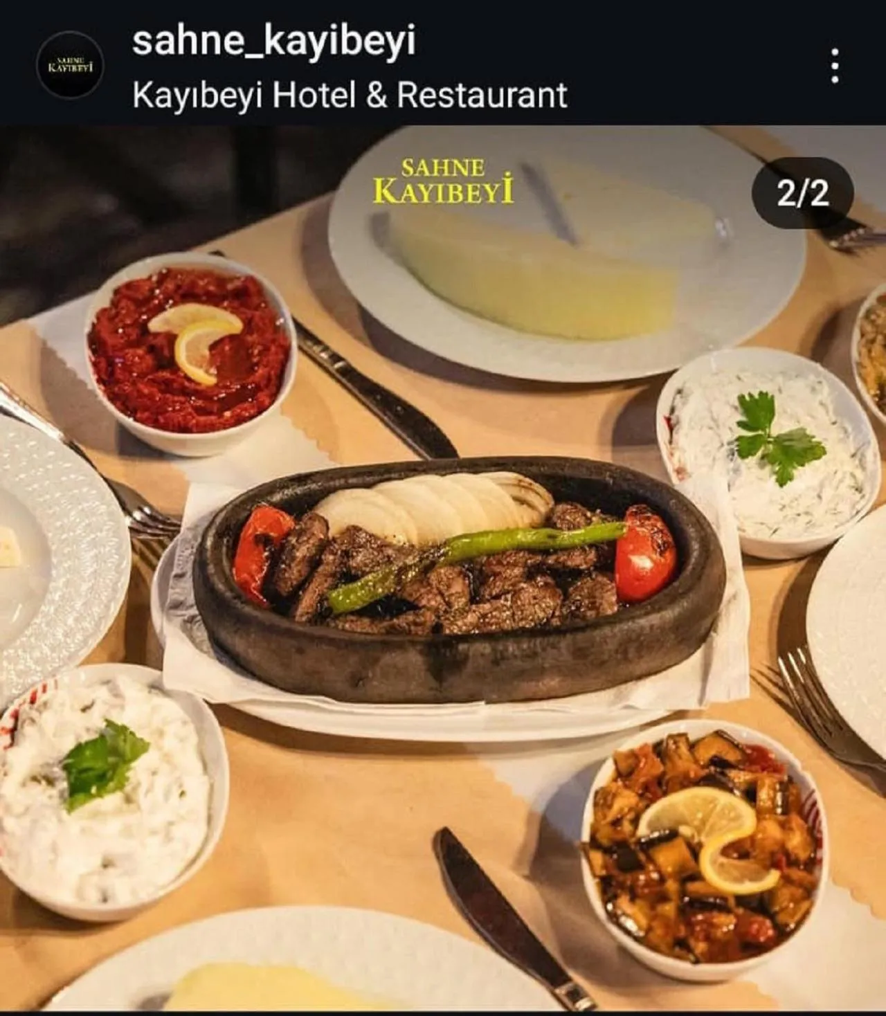 Restaurant/places to eat in Kayıbeyi Hotel & Restaurant