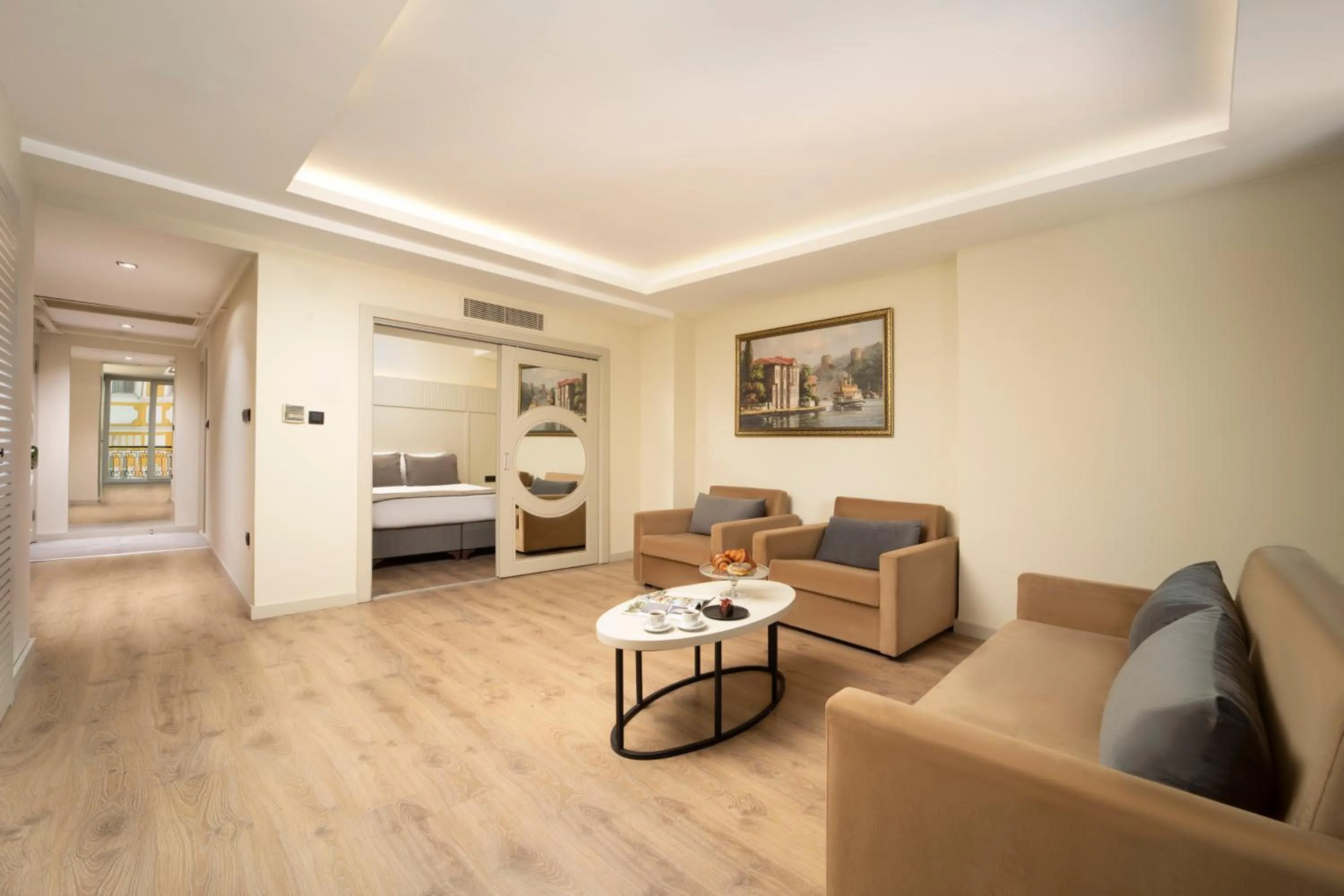 Photo of the whole room in Orka Taksim Apart Hotel