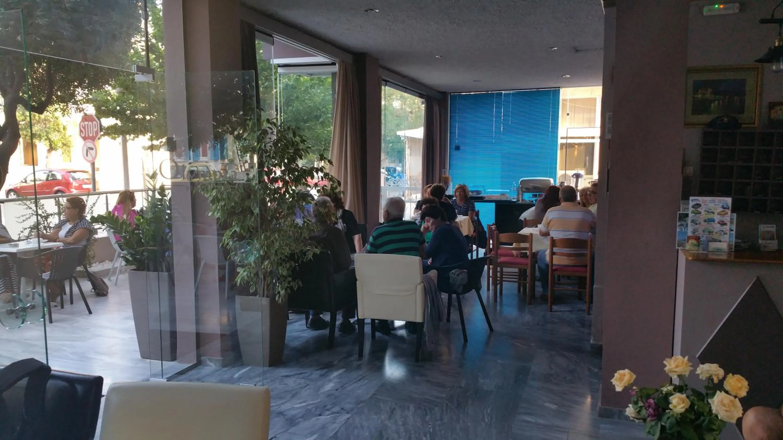 Lobby or reception in Olympia Hotel