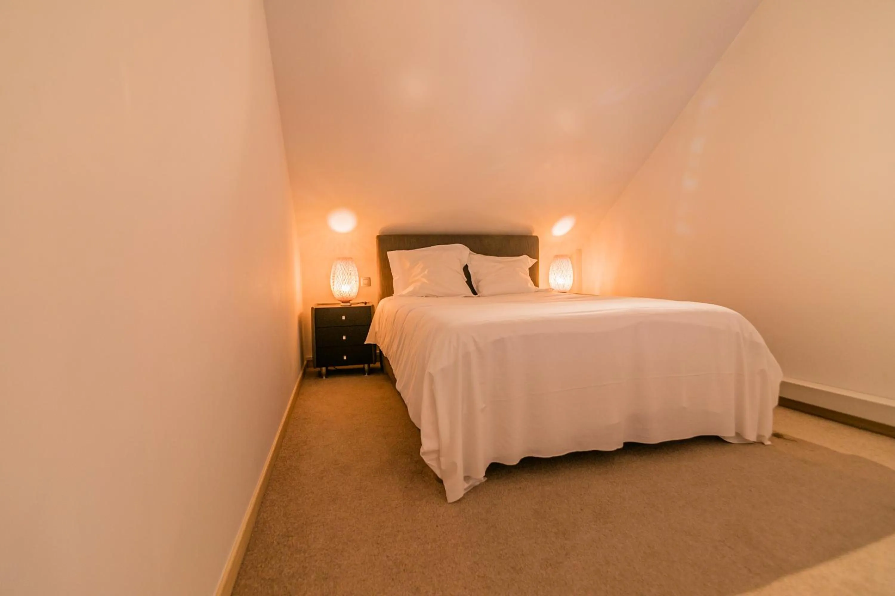 Patio, Bed in B&B Villa Curtricias